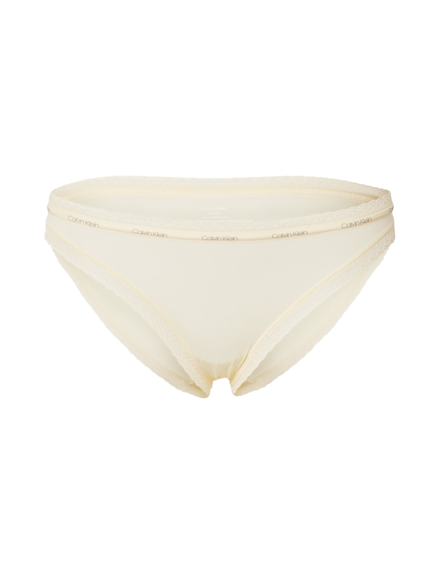 Calvin Klein Underwear Spodnje hlačke  pastelno rumena / črna
