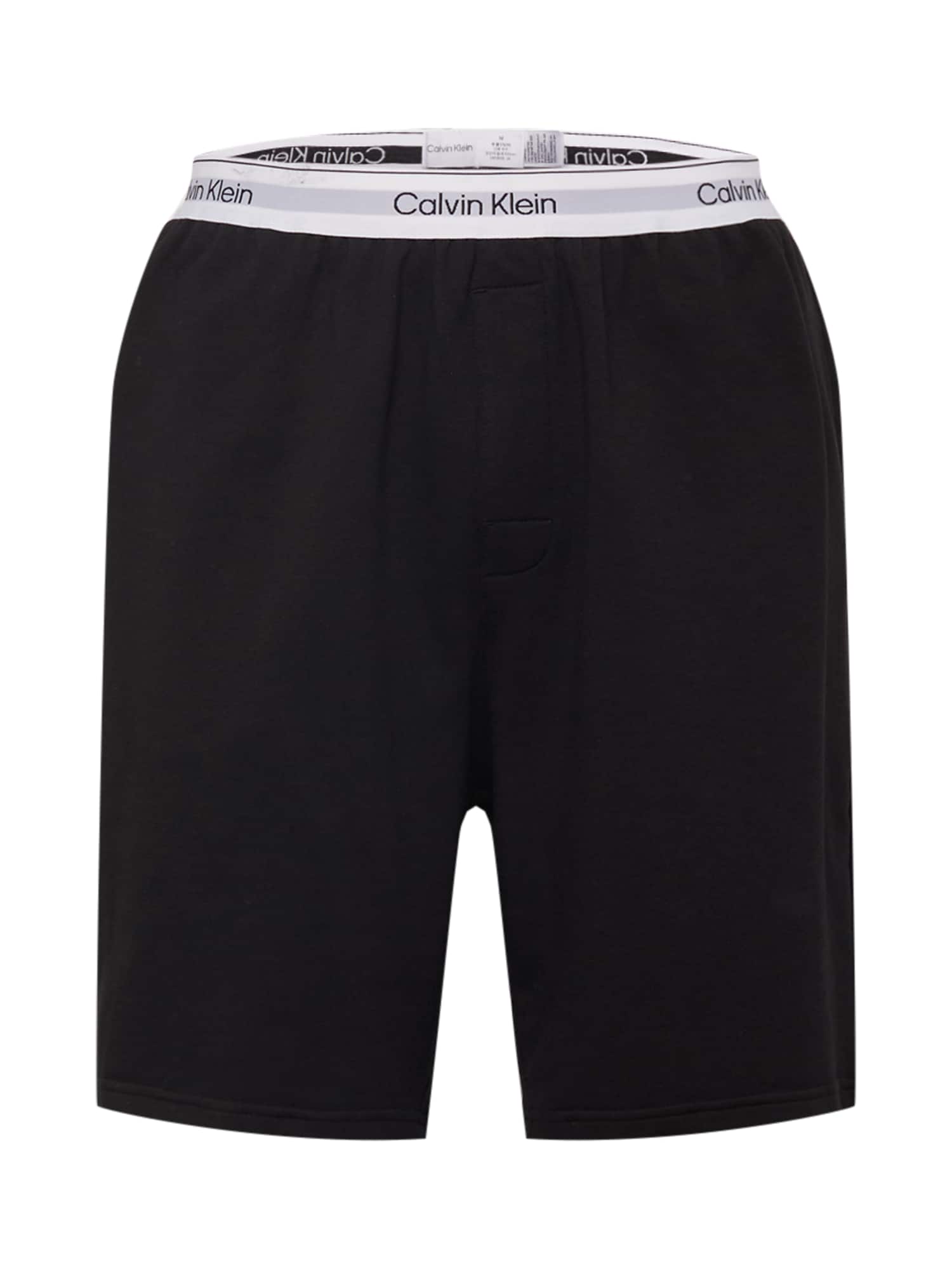 Calvin Klein Underwear Spodnji del pižame  črna / bela