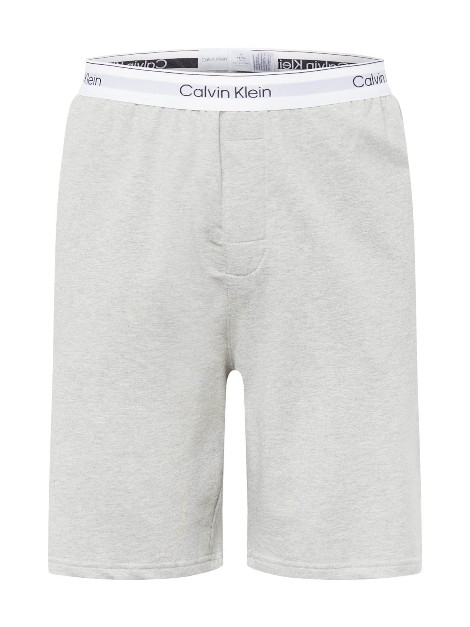 Calvin Klein Underwear Spodnji del pižame  pegasto siva / črna / bela