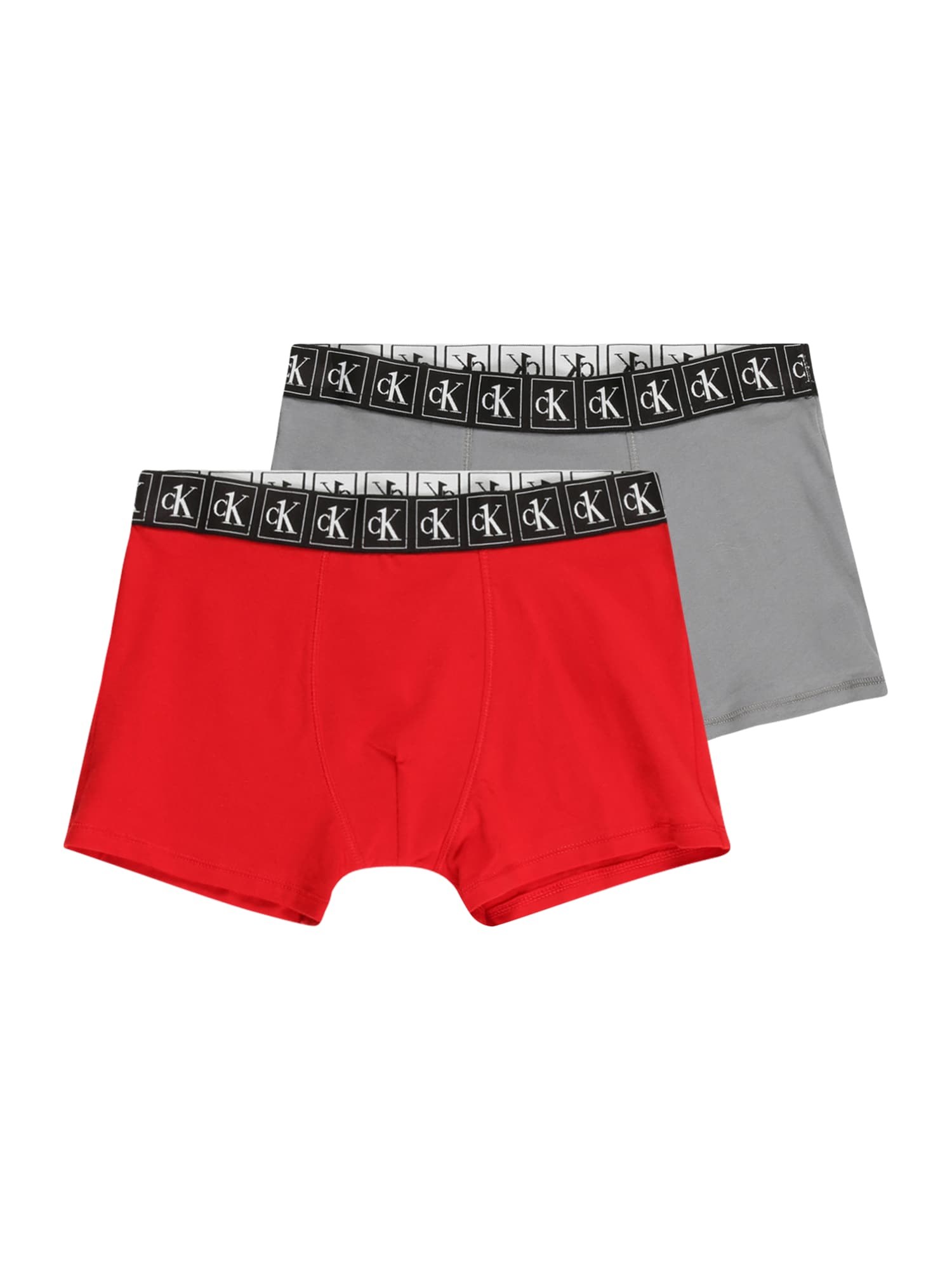 Calvin Klein Underwear Spodnjice  siva / rdeča