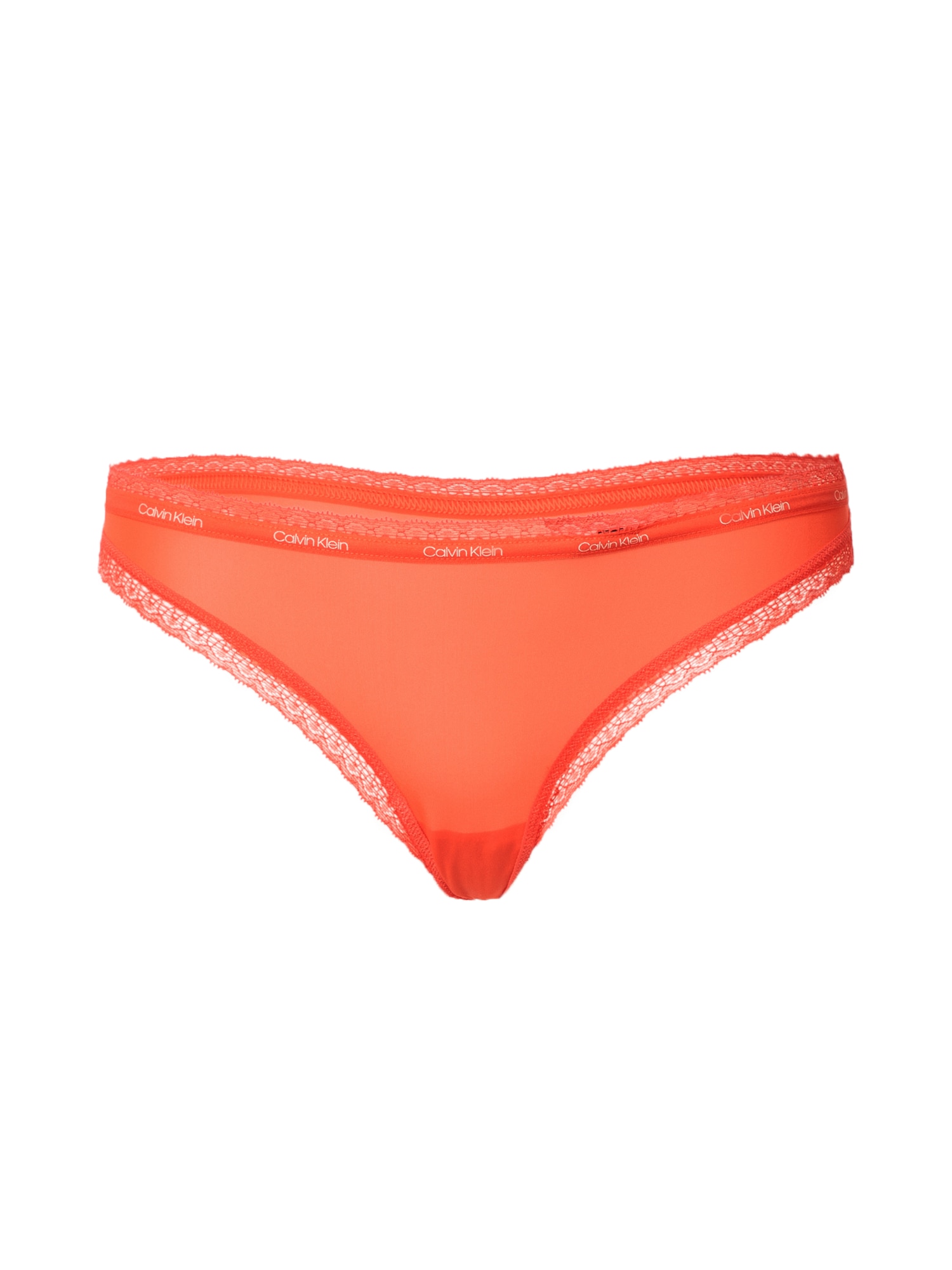 Calvin Klein Underwear Tangice  oranžna / bela