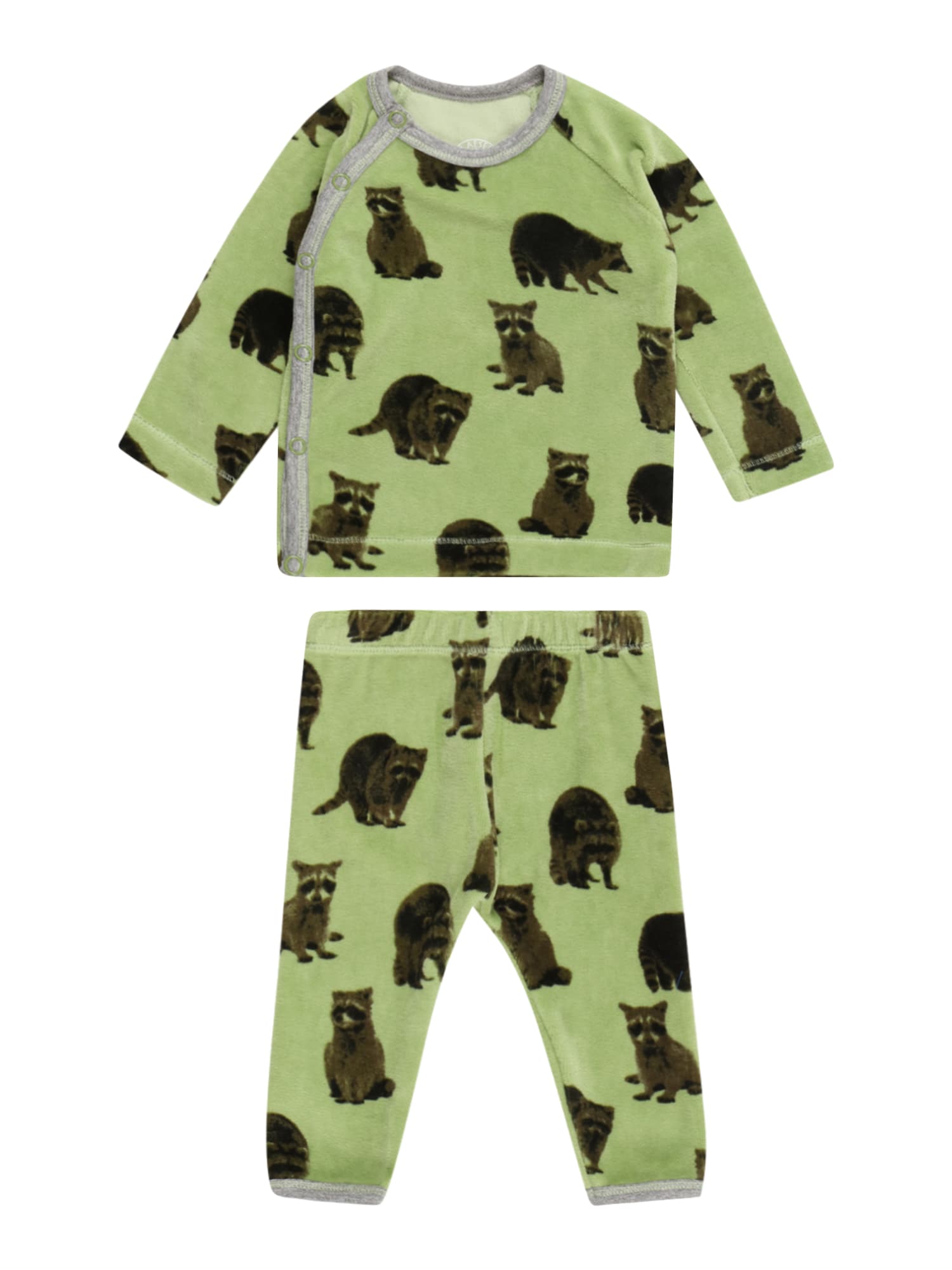 Claesen's Pižama  rjava / temno rjava / svetlo zelena