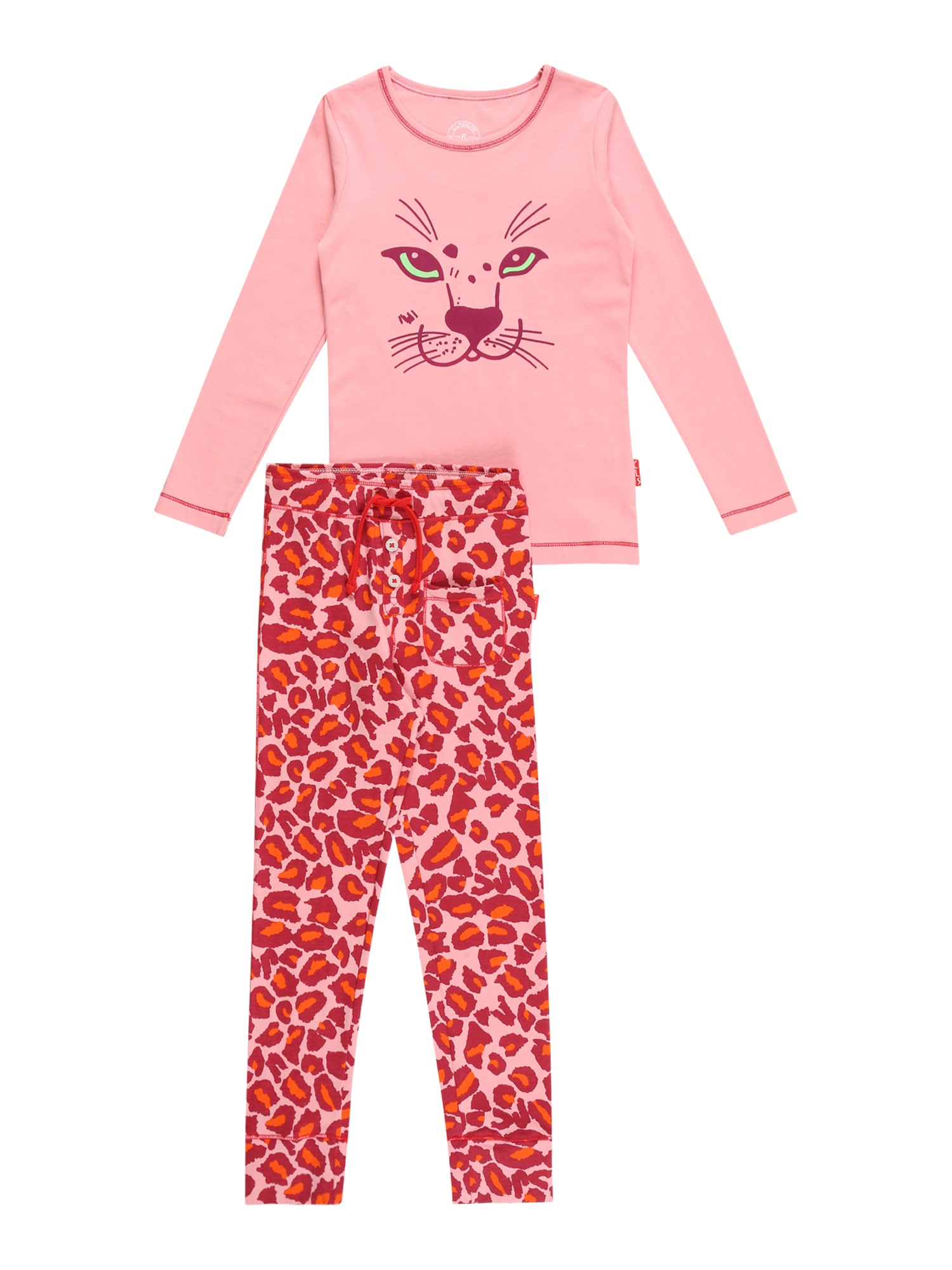 Claesen's Pižama  temno liila / oranžna / roza / rjasto rdeča