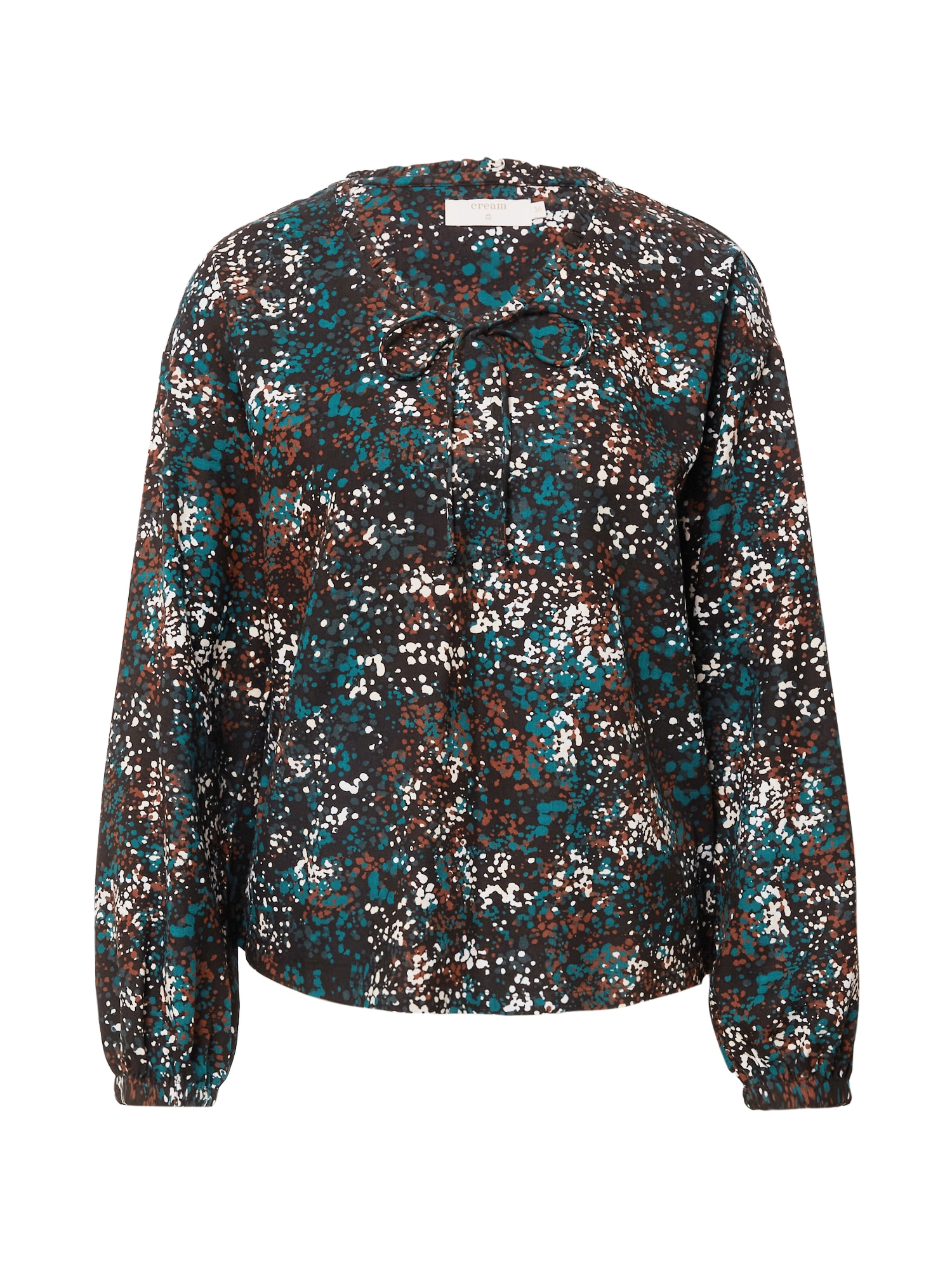 Cream Bluza 'Vimma'  temno zelena / mešane barve