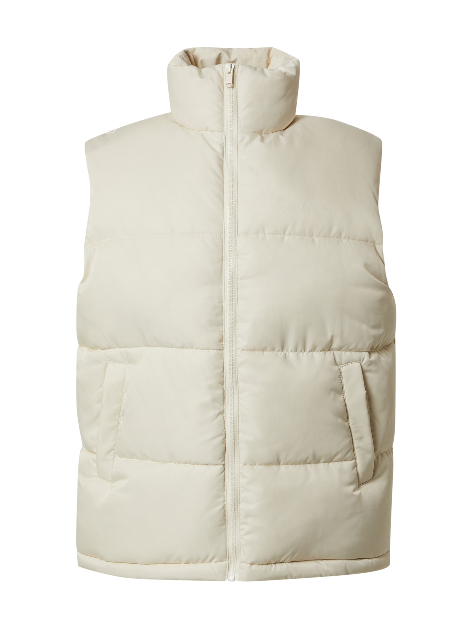 DAN FOX APPAREL Brezrokavnik 'Vincent'  off-bela