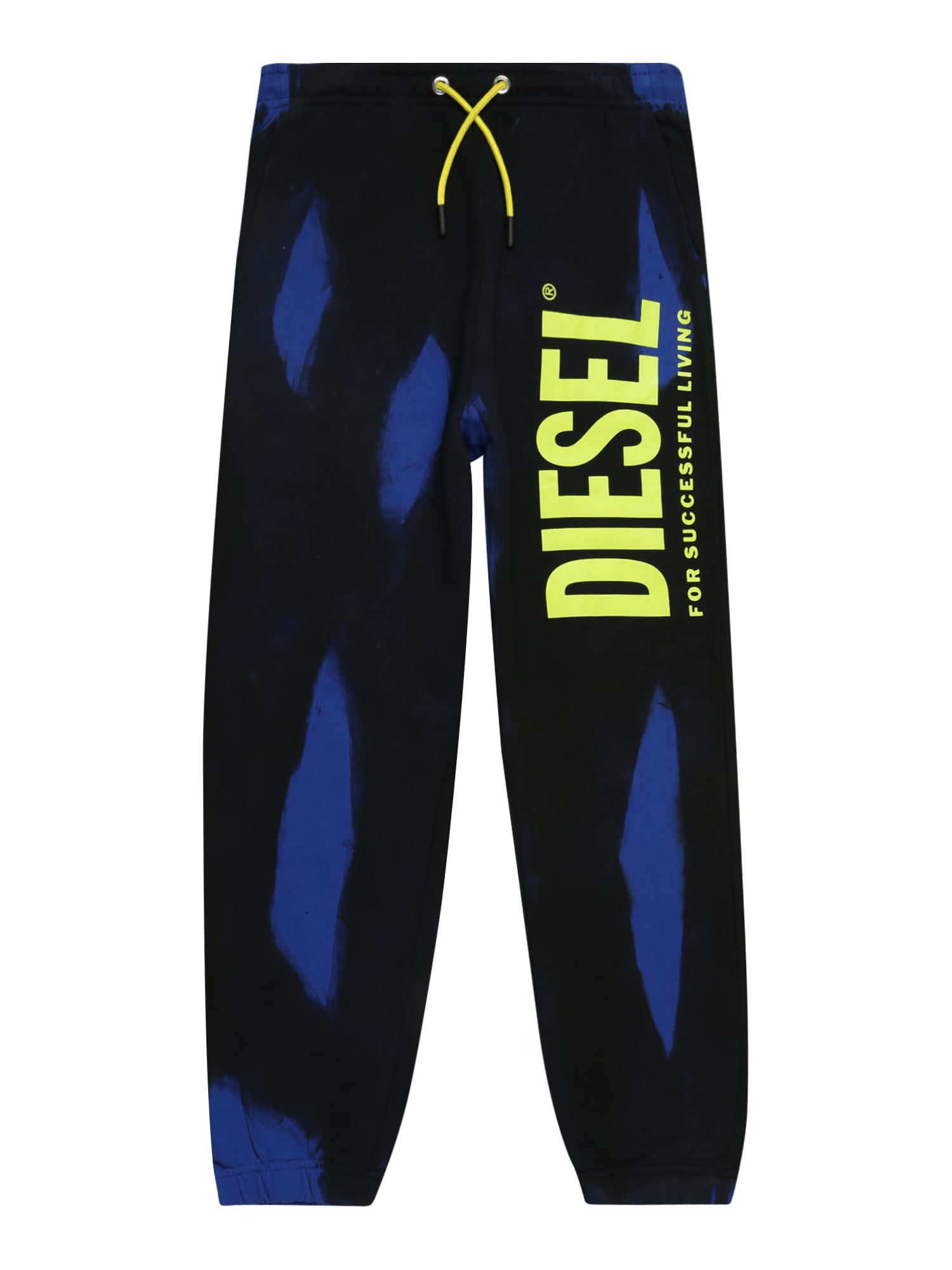 DIESEL Hlače 'PCALTONB1'  modra / neonsko rumena / črna