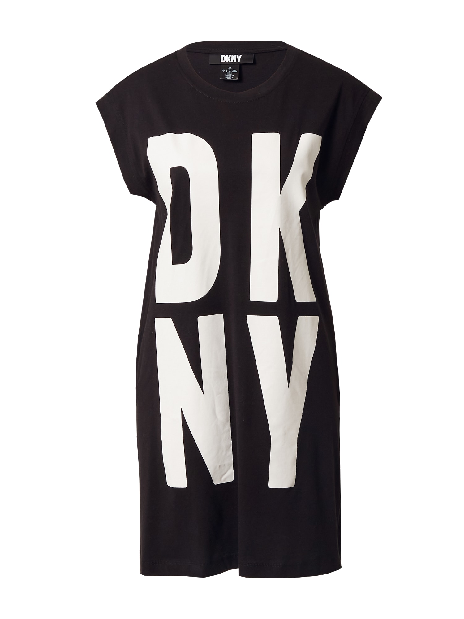 DKNY Tunika  črna / bela