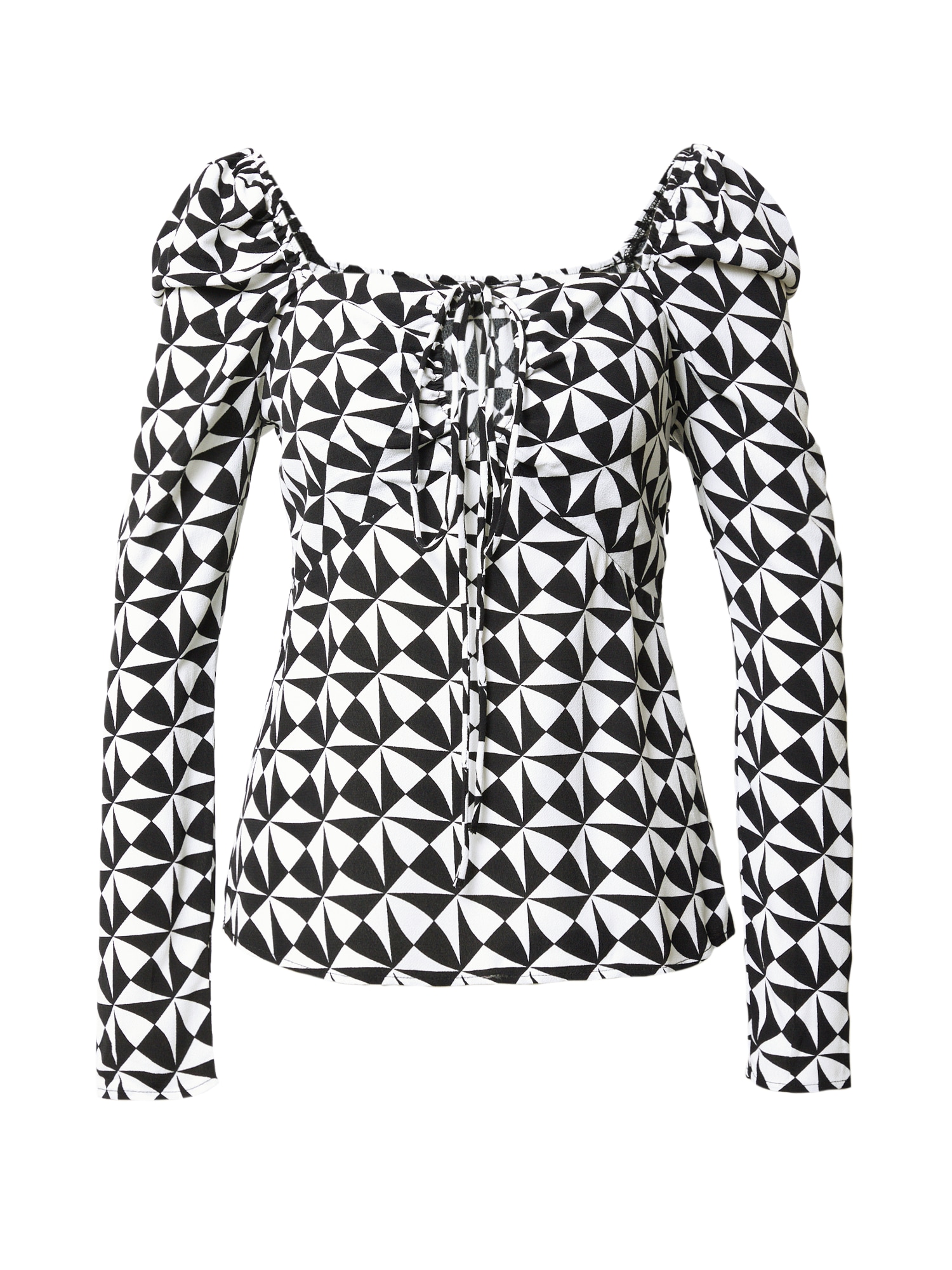 Dorothy Perkins Bluza  črna / bela