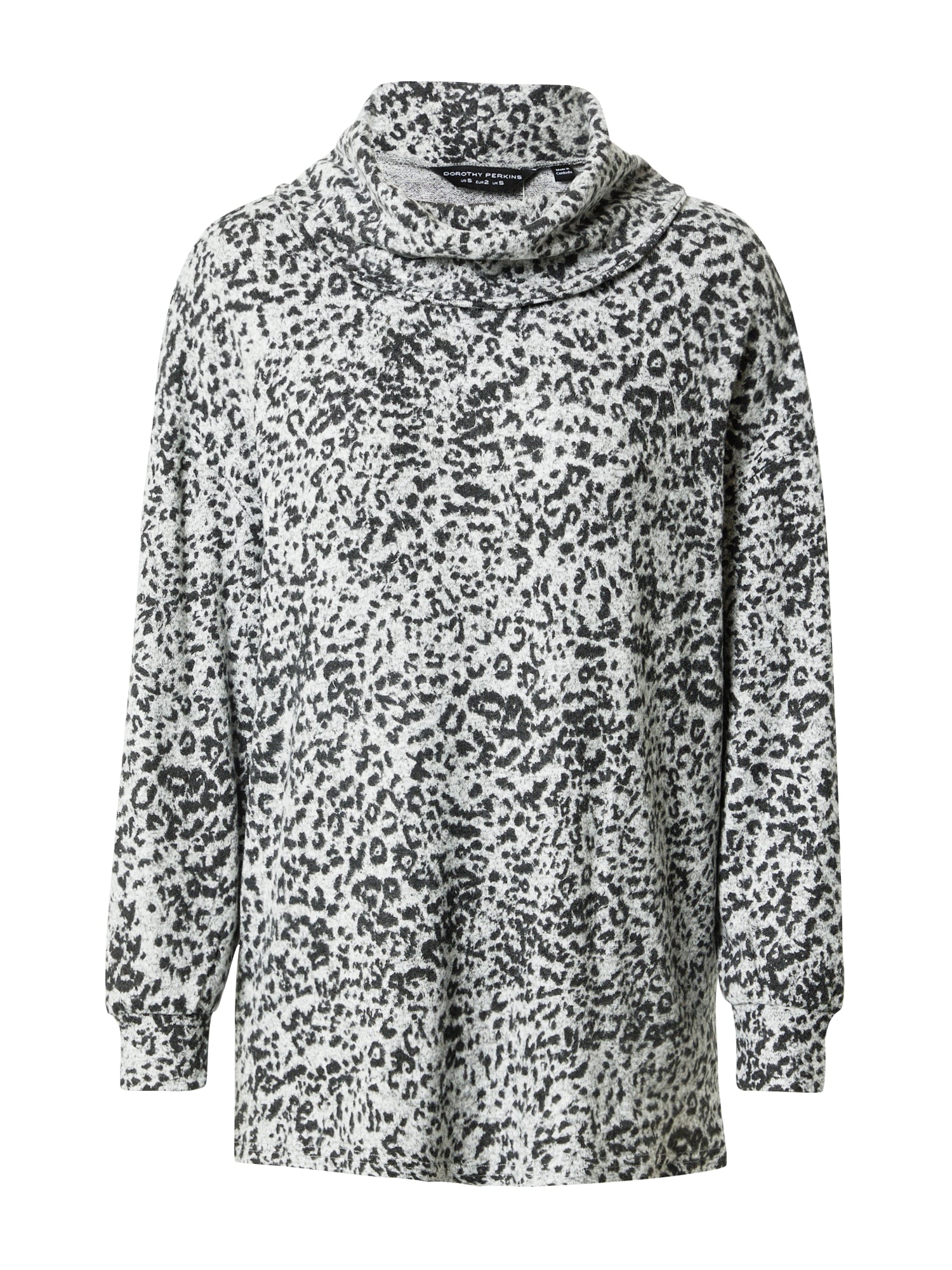 Dorothy Perkins Majica  svetlo siva / črna