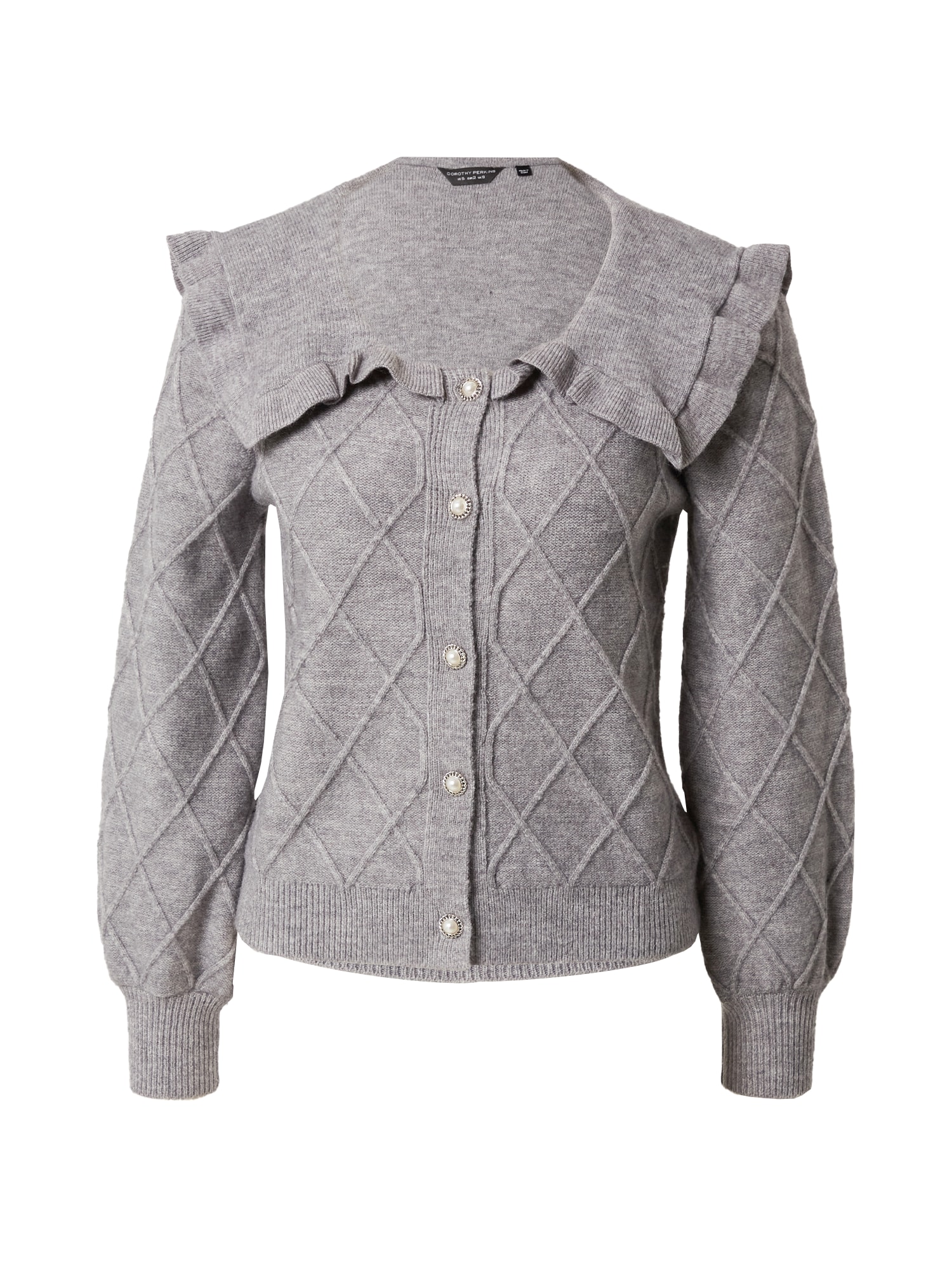 Dorothy Perkins Pletena jopa  siva