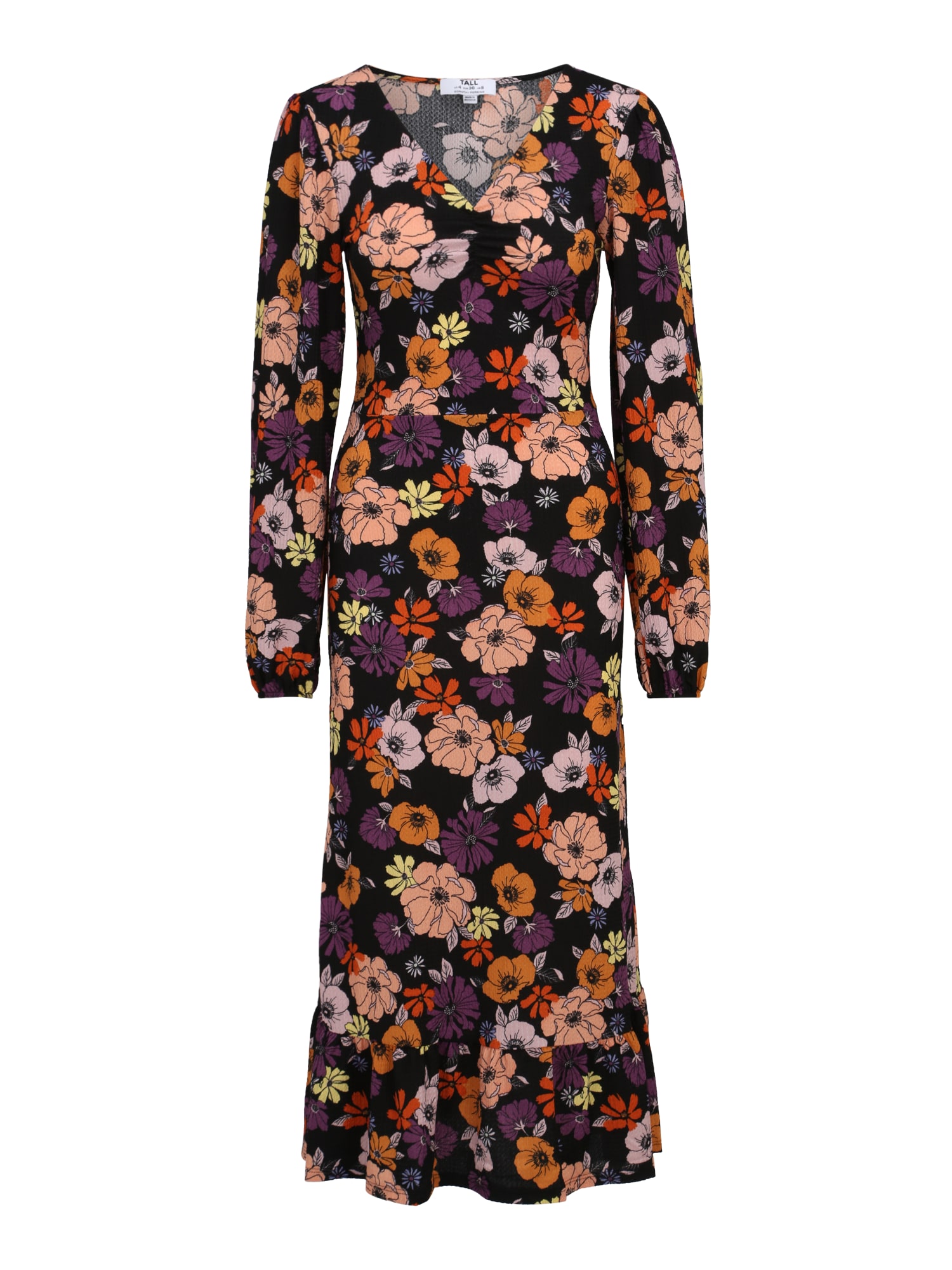 Dorothy Perkins Tall Obleka  mešane barve / črna