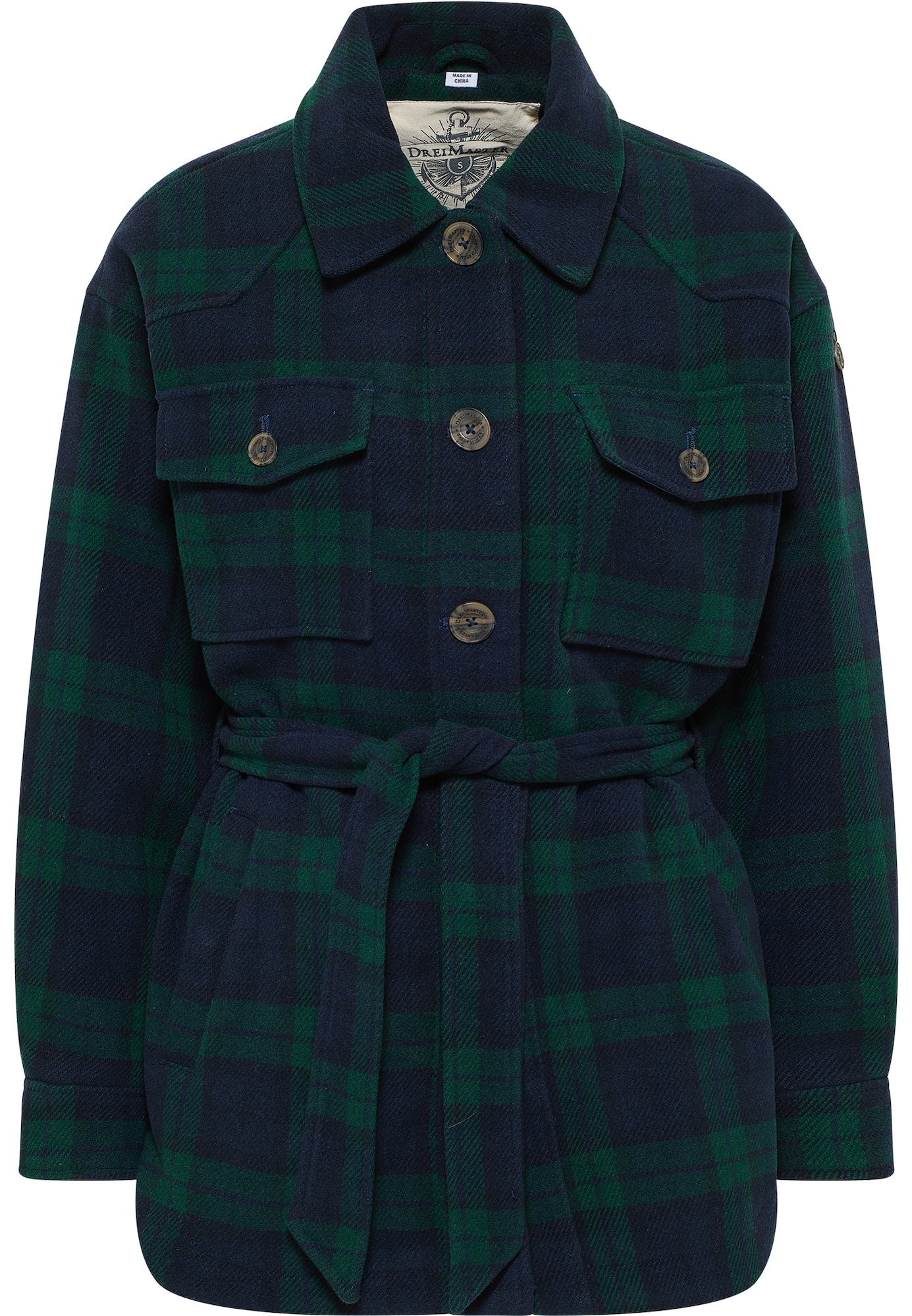 DreiMaster Vintage Prehodna jakna  marine / temno zelena