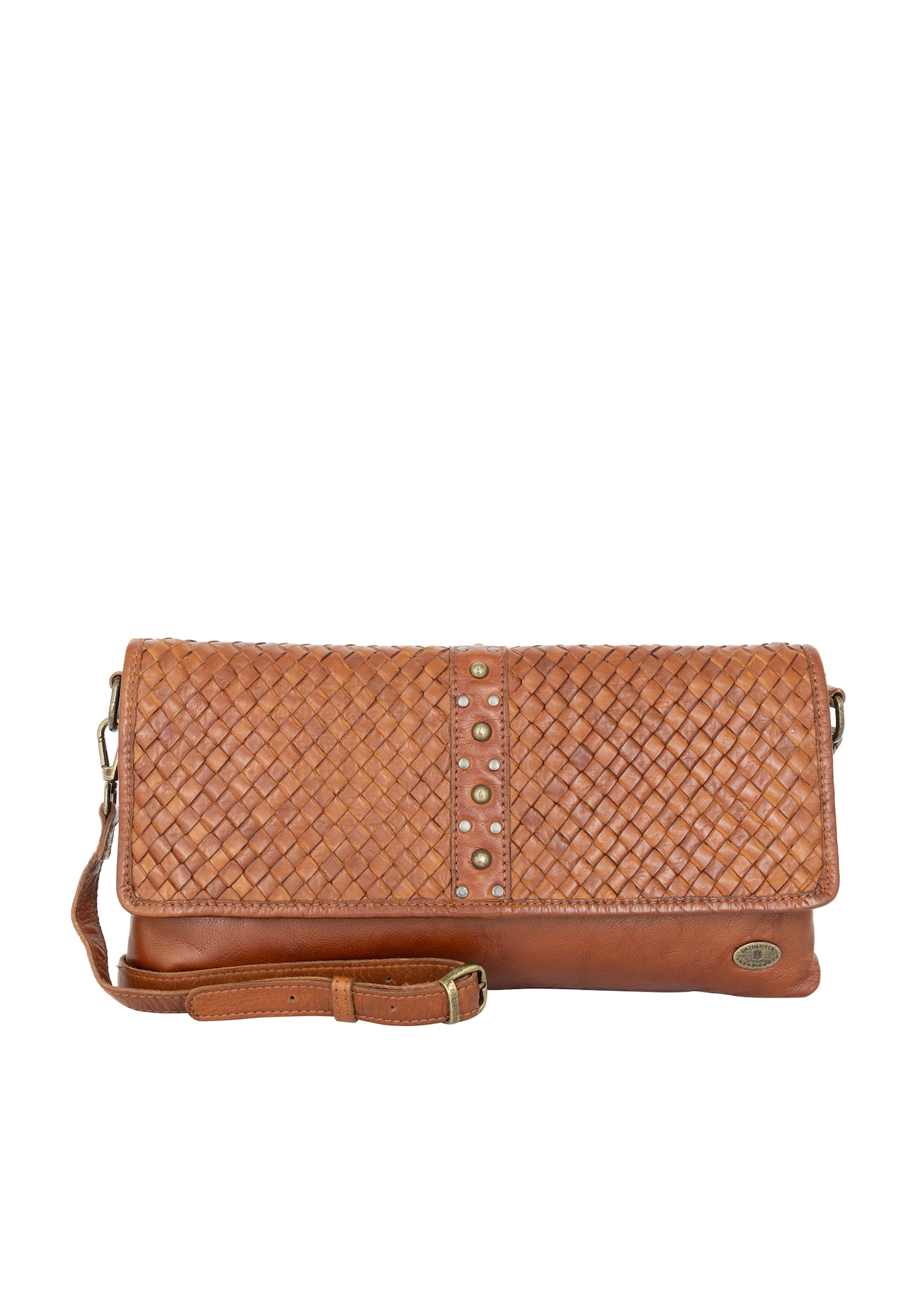 DreiMaster Vintage Torba za čez ramo 'Eyota'  kamela / rjava