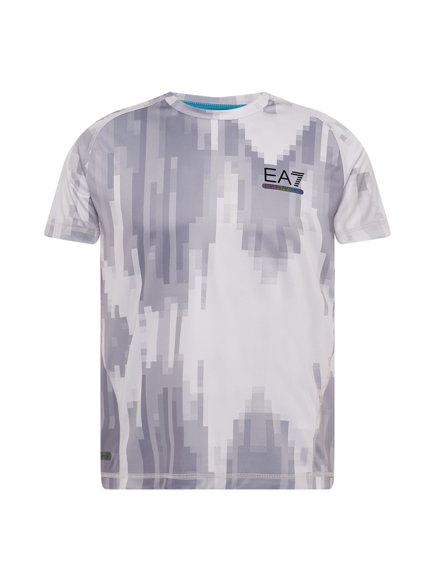 EA7 Emporio Armani Funkcionalna majica  siva / svetlo siva / temno siva / črna