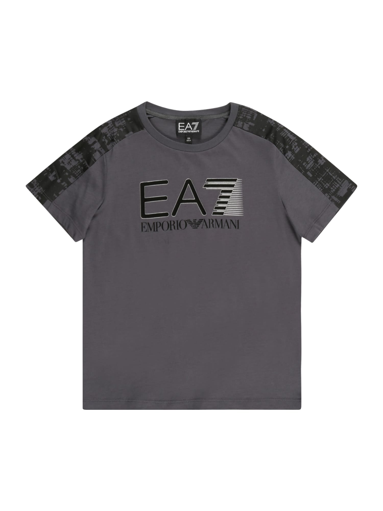 EA7 Emporio Armani Majica  temno siva / črna / bela