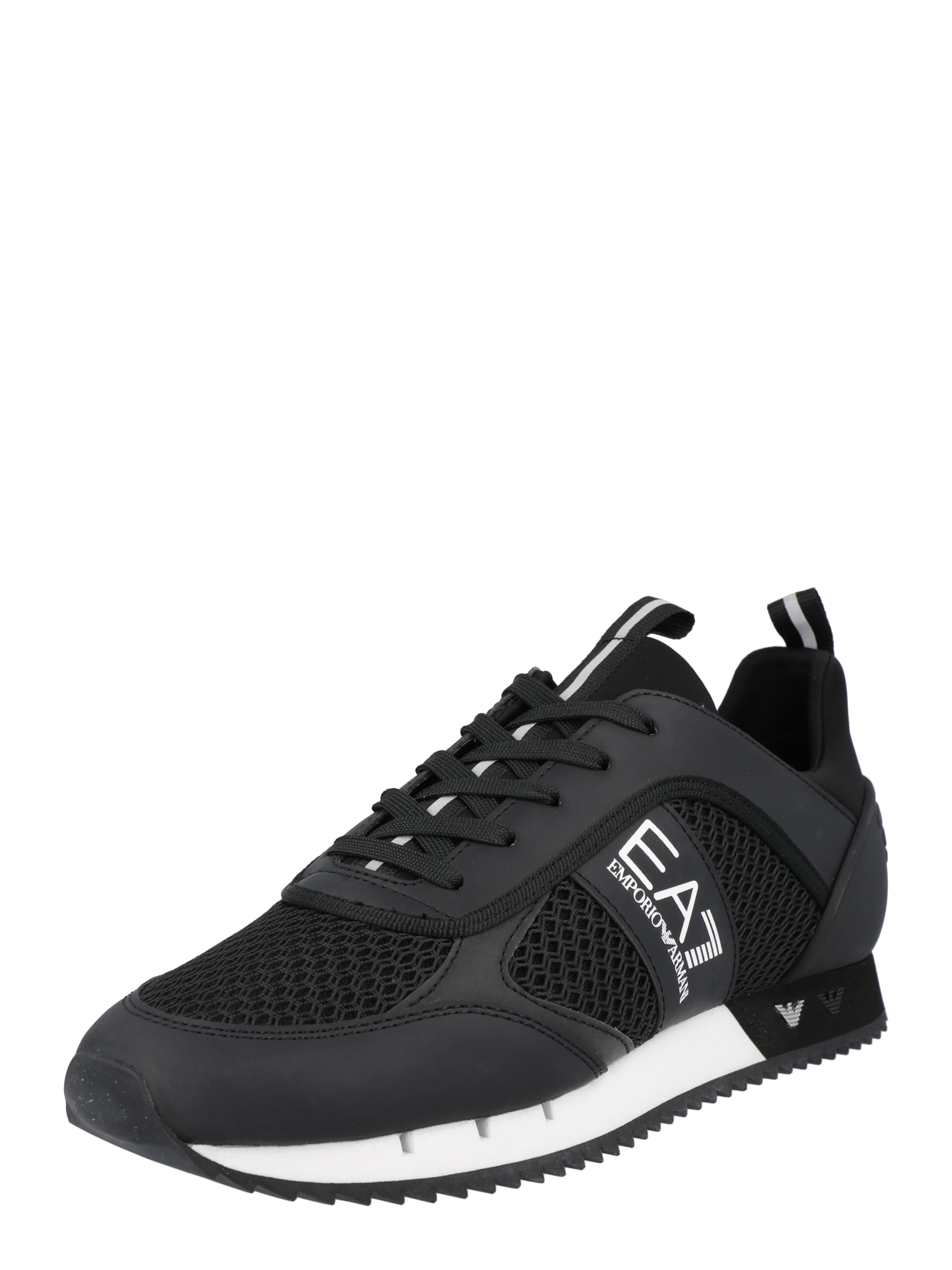 EA7 Emporio Armani Nizke superge  črna / bela