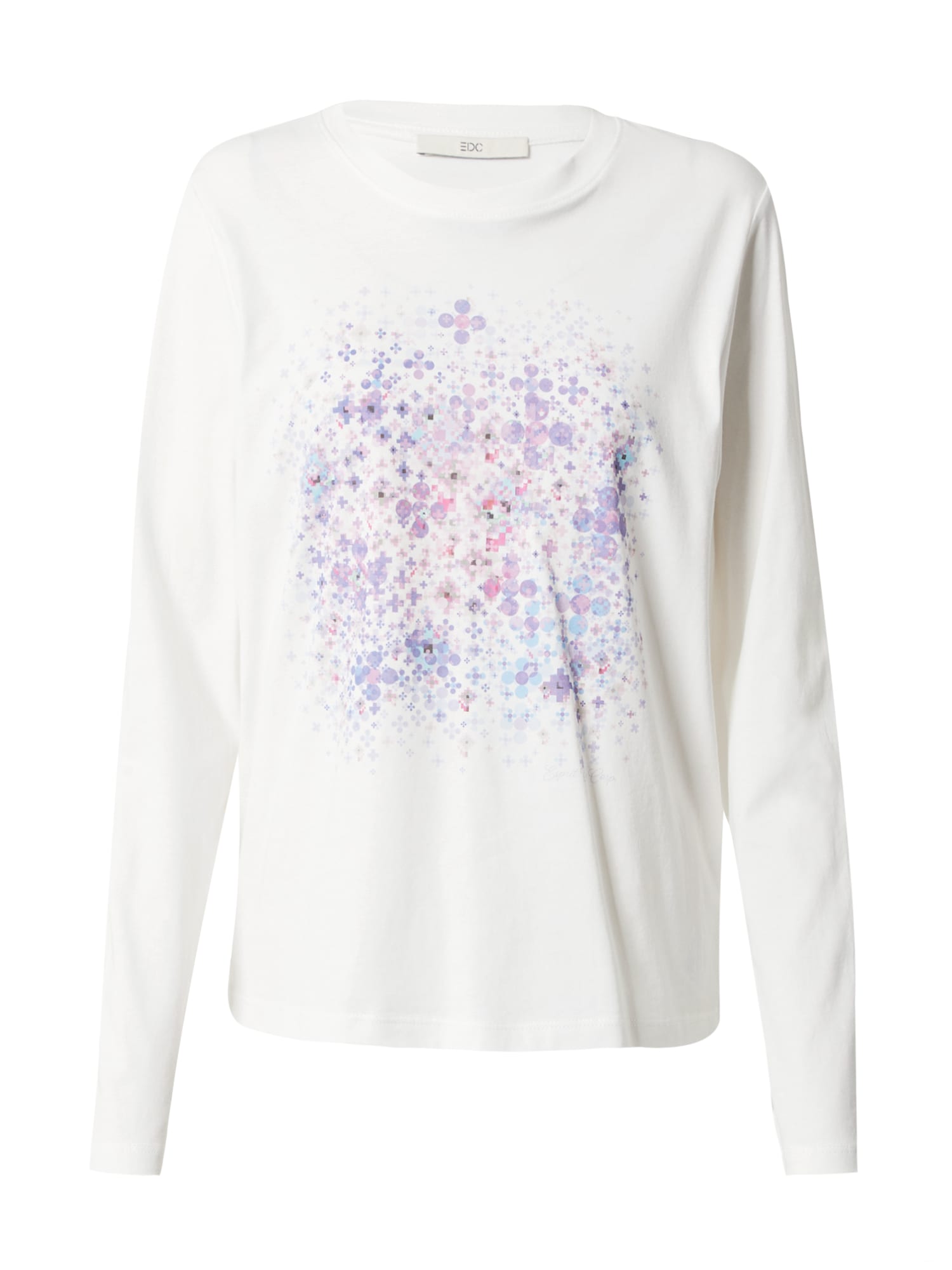 EDC BY ESPRIT Majica  svetlo modra / lila / roza / off-bela