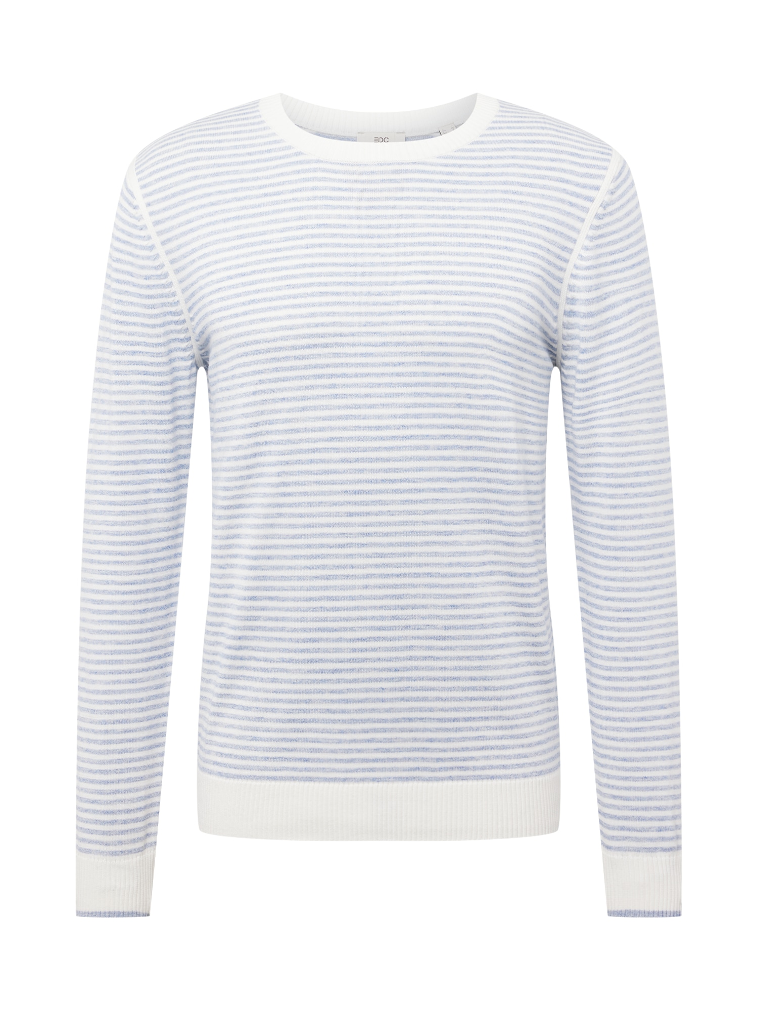 EDC BY ESPRIT Pulover  modra / off-bela