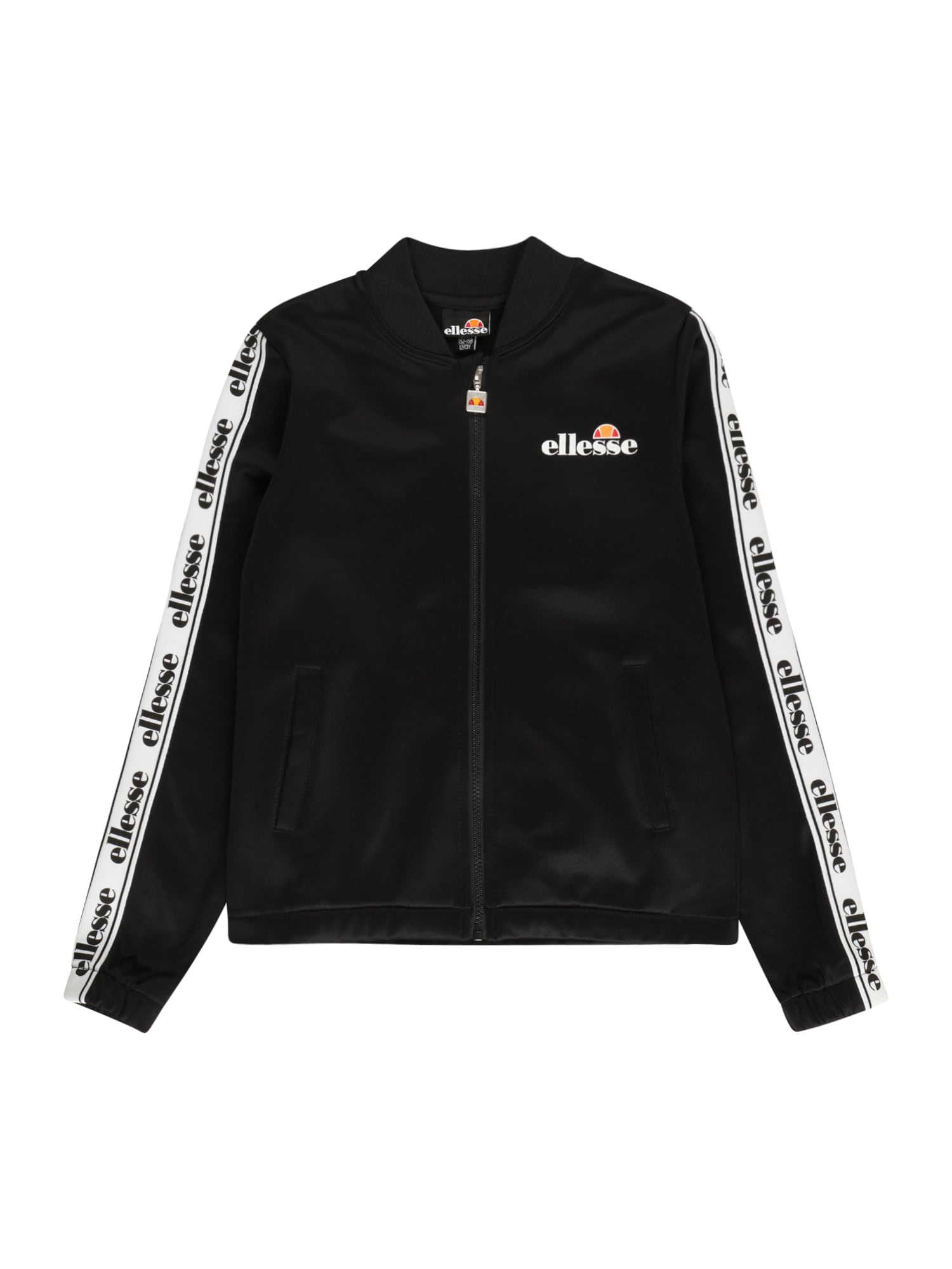 ELLESSE Jopa na zadrgo 'Credere'  oranžna / rdeča / črna / bela