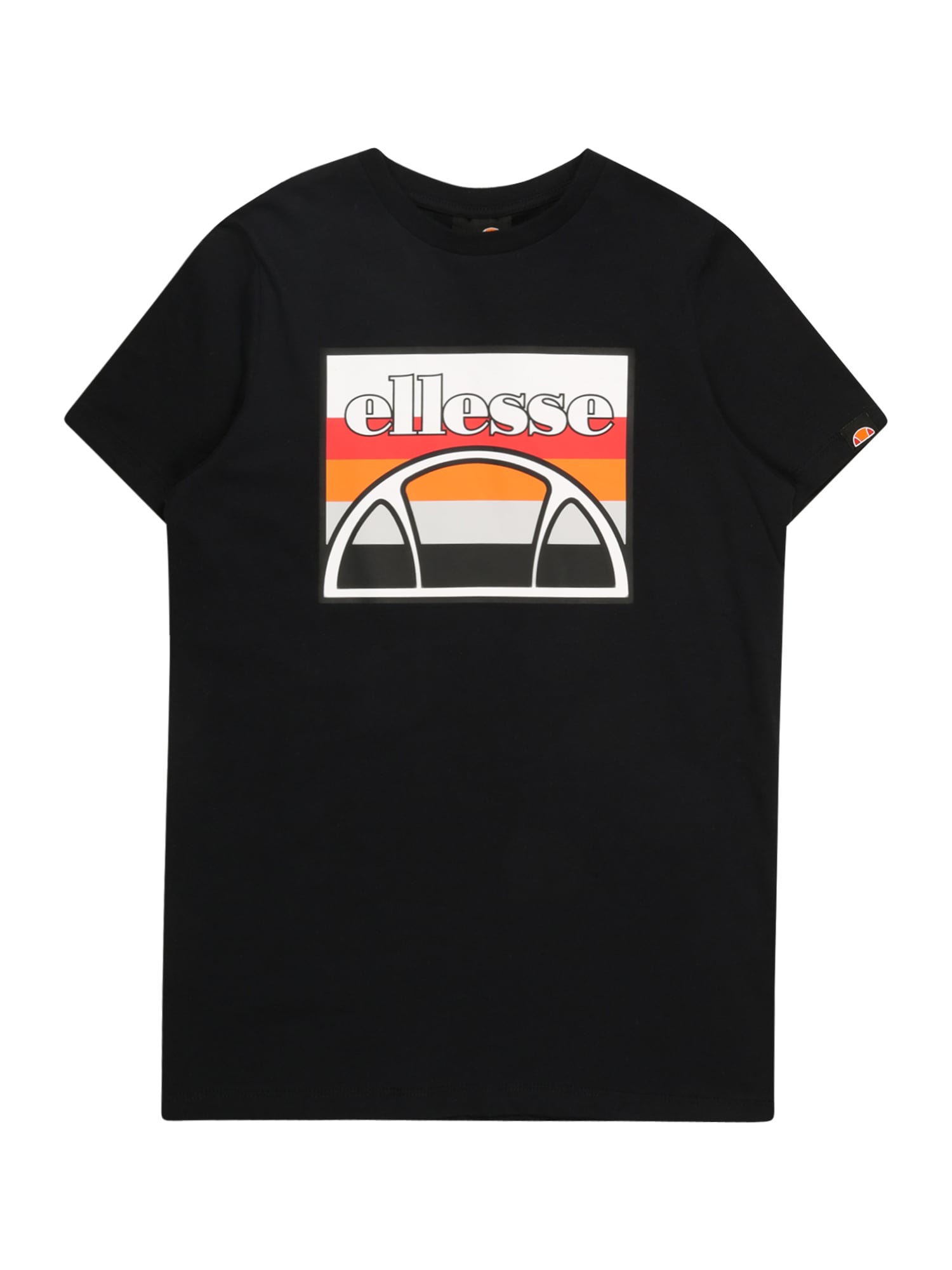 ELLESSE Majica 'Aiuta'  oranžna / rdeča / črna / bela