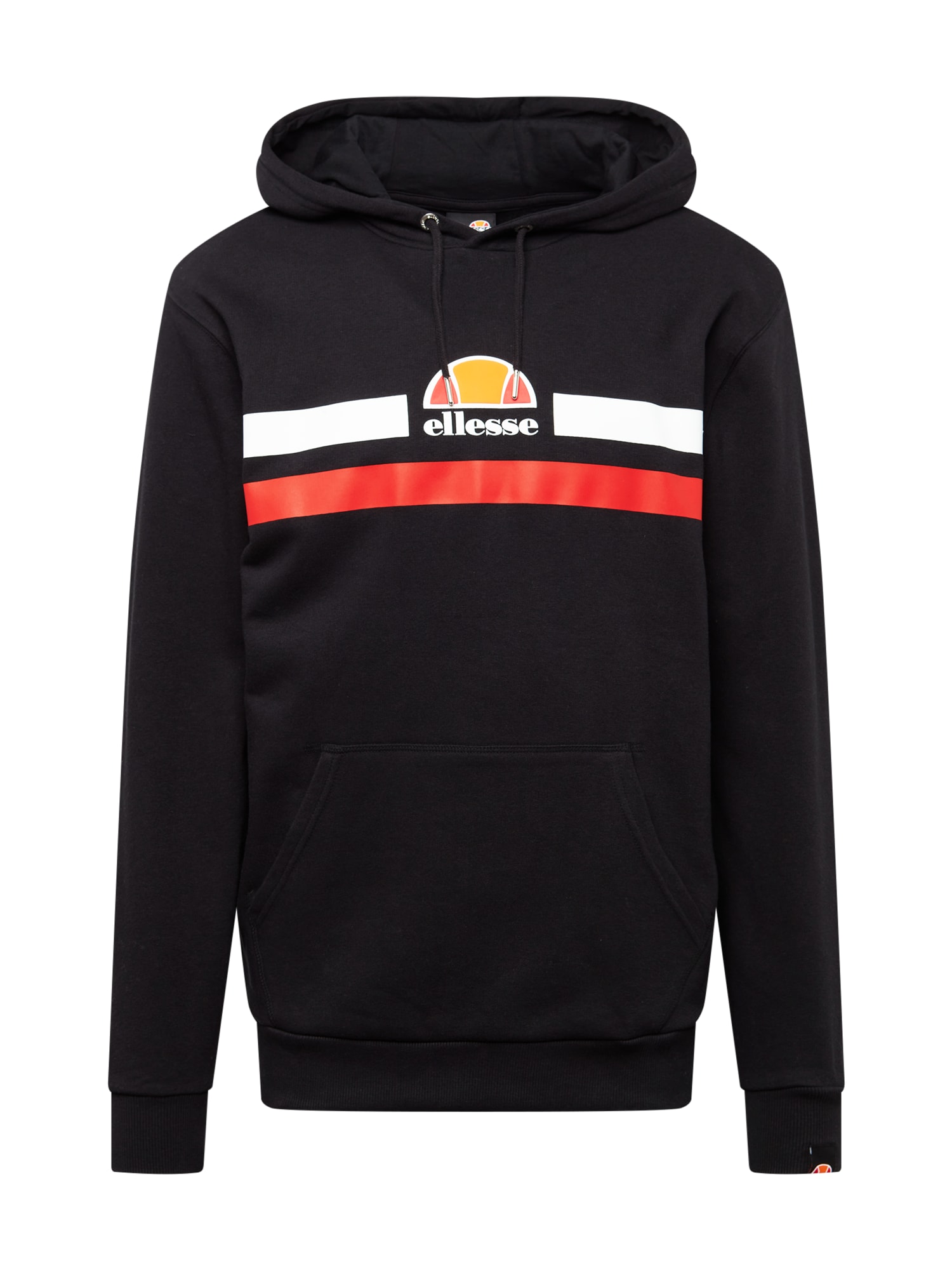 ELLESSE Majica 'Alroni'  oranžna / rdeča / črna / bela