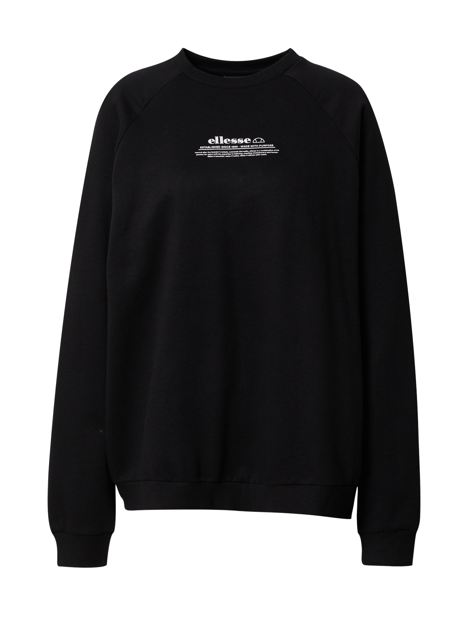 ELLESSE Majica 'Favaretto'  črna / bela