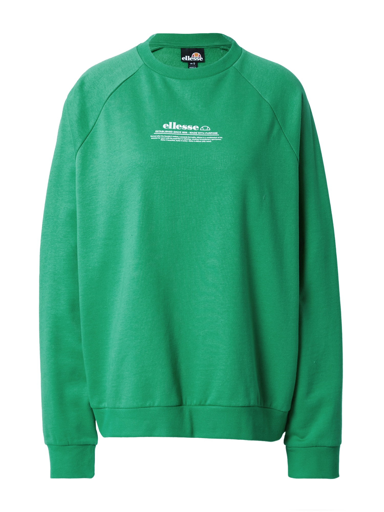 ELLESSE Majica 'Favaretto'  travnato zelena / bela