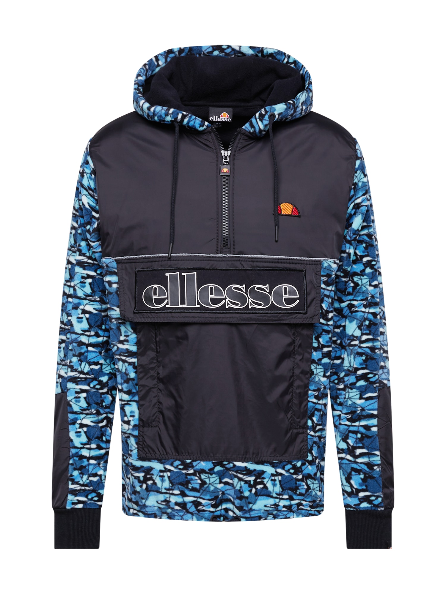 ELLESSE Prehodna jakna 'Legnos'  marine / nebeško modra / črna / bela