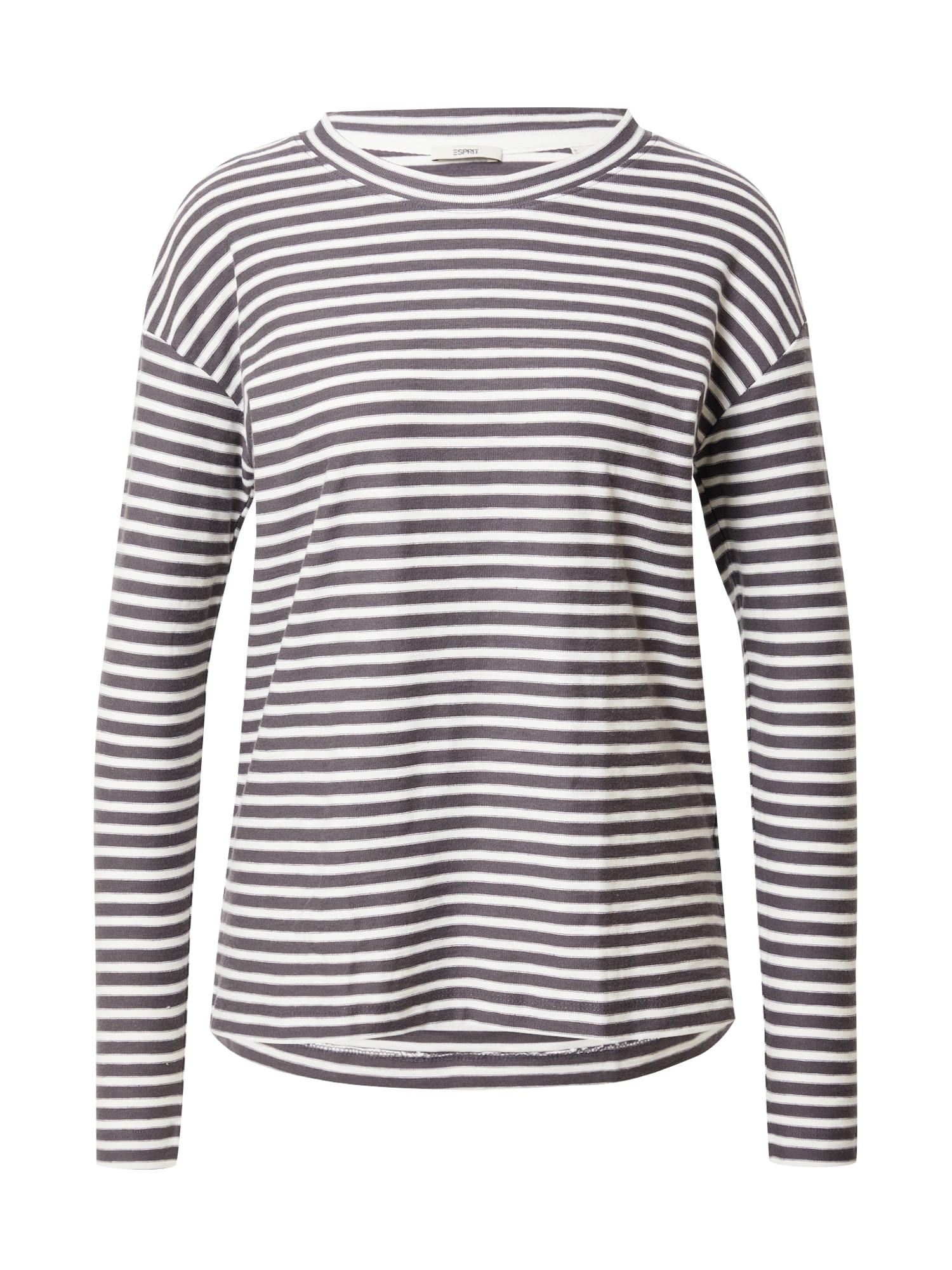 ESPRIT Majica  antracit / bela
