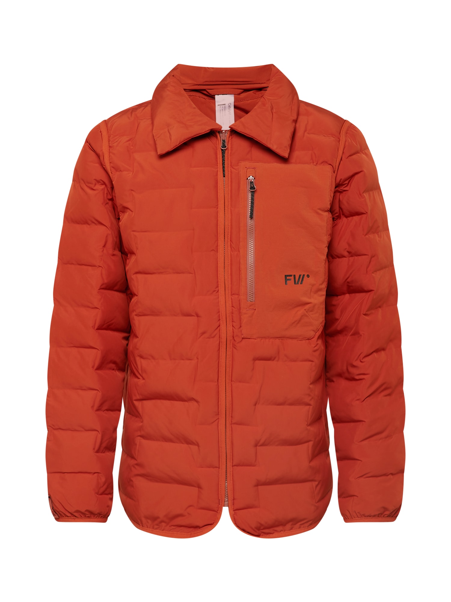 FW Prehodna jakna  oranžno rdeča / črna