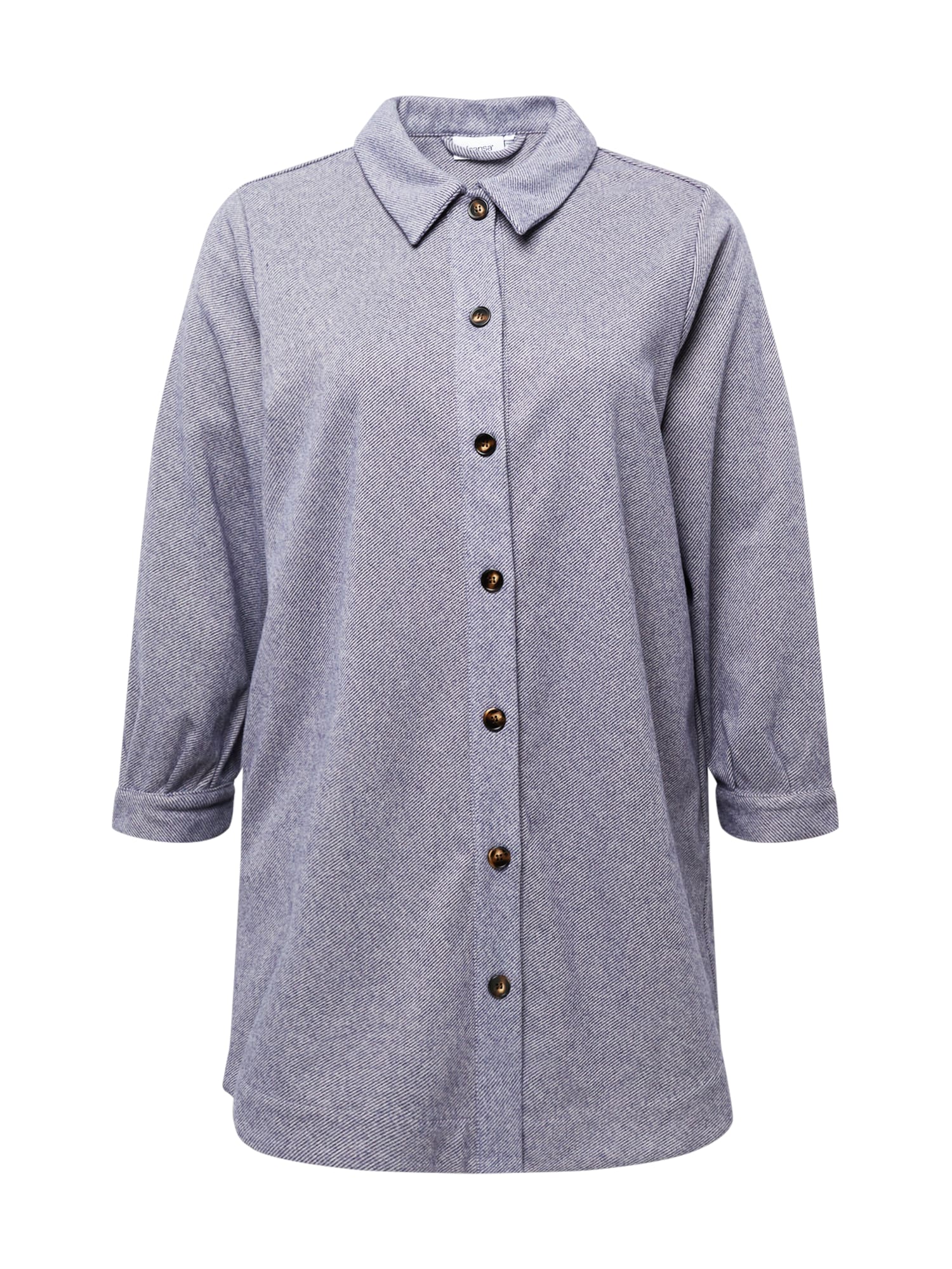 Fransa Curve Bluza 'MAYA JA'  svetlo modra