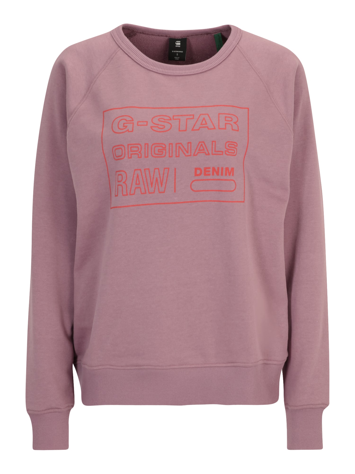 G-Star RAW Majica  mauve / oranžna