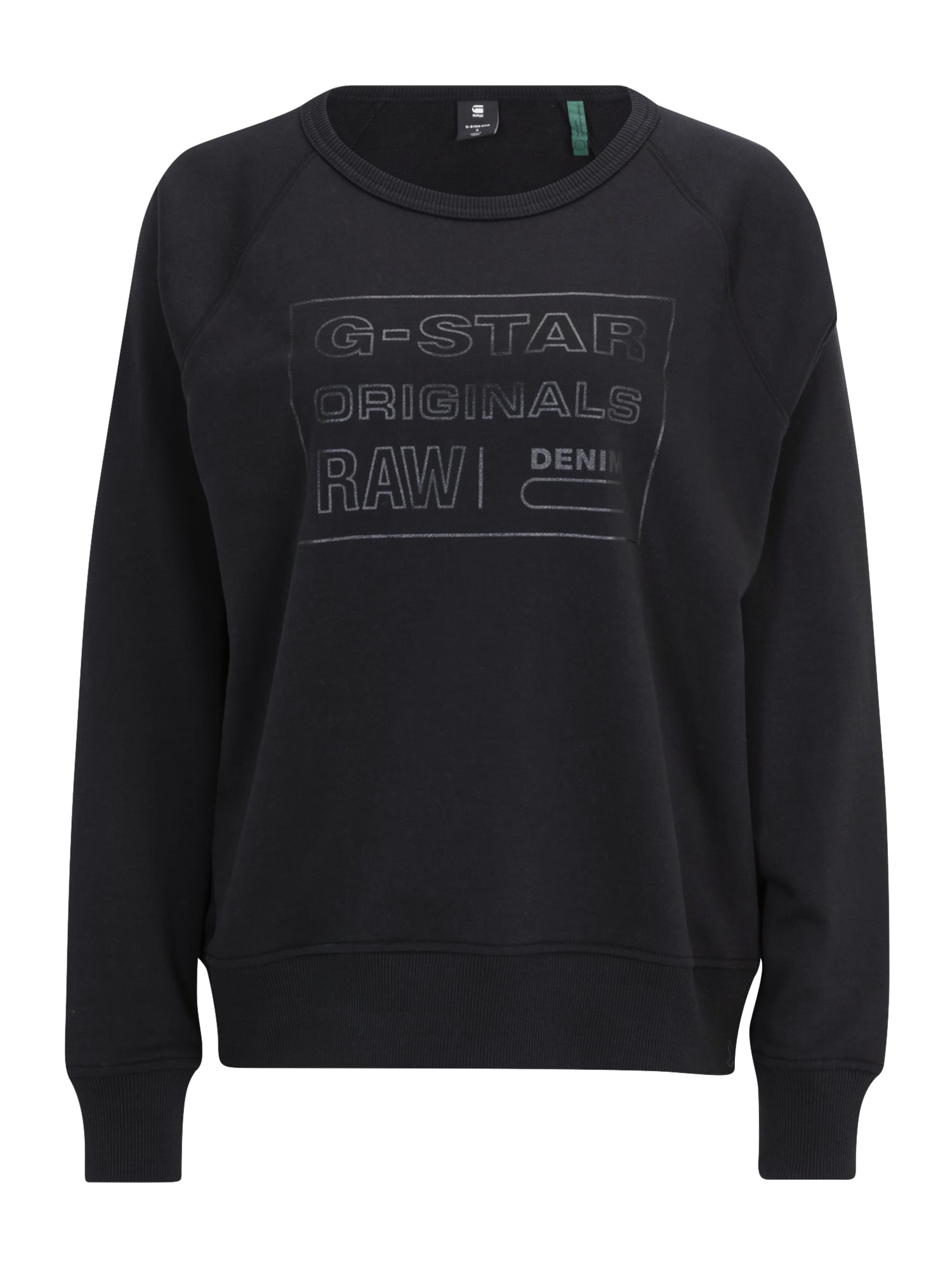 G-Star RAW Majica  siva / črna