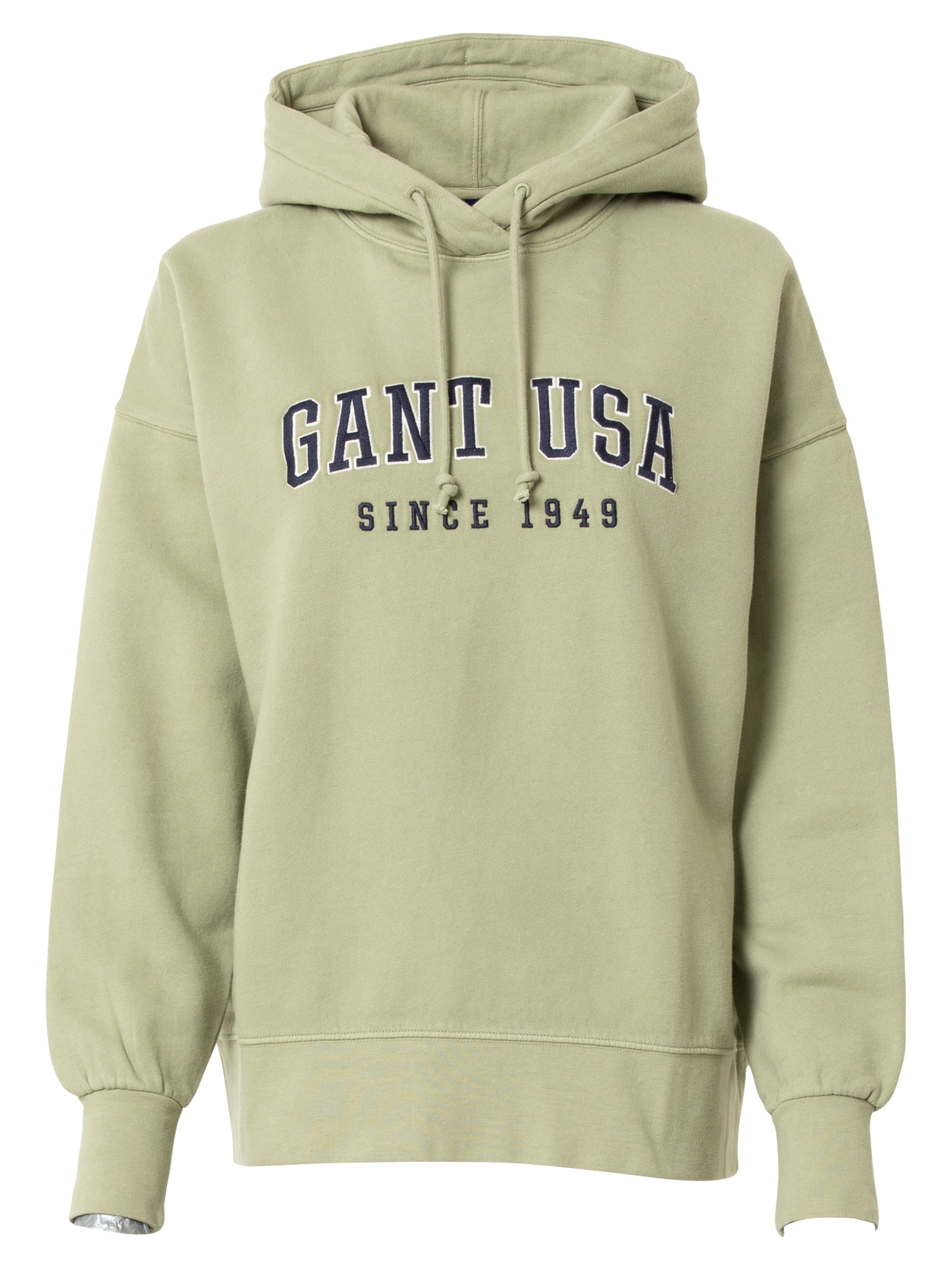 GANT Majica  nočno modra / kaki / bela