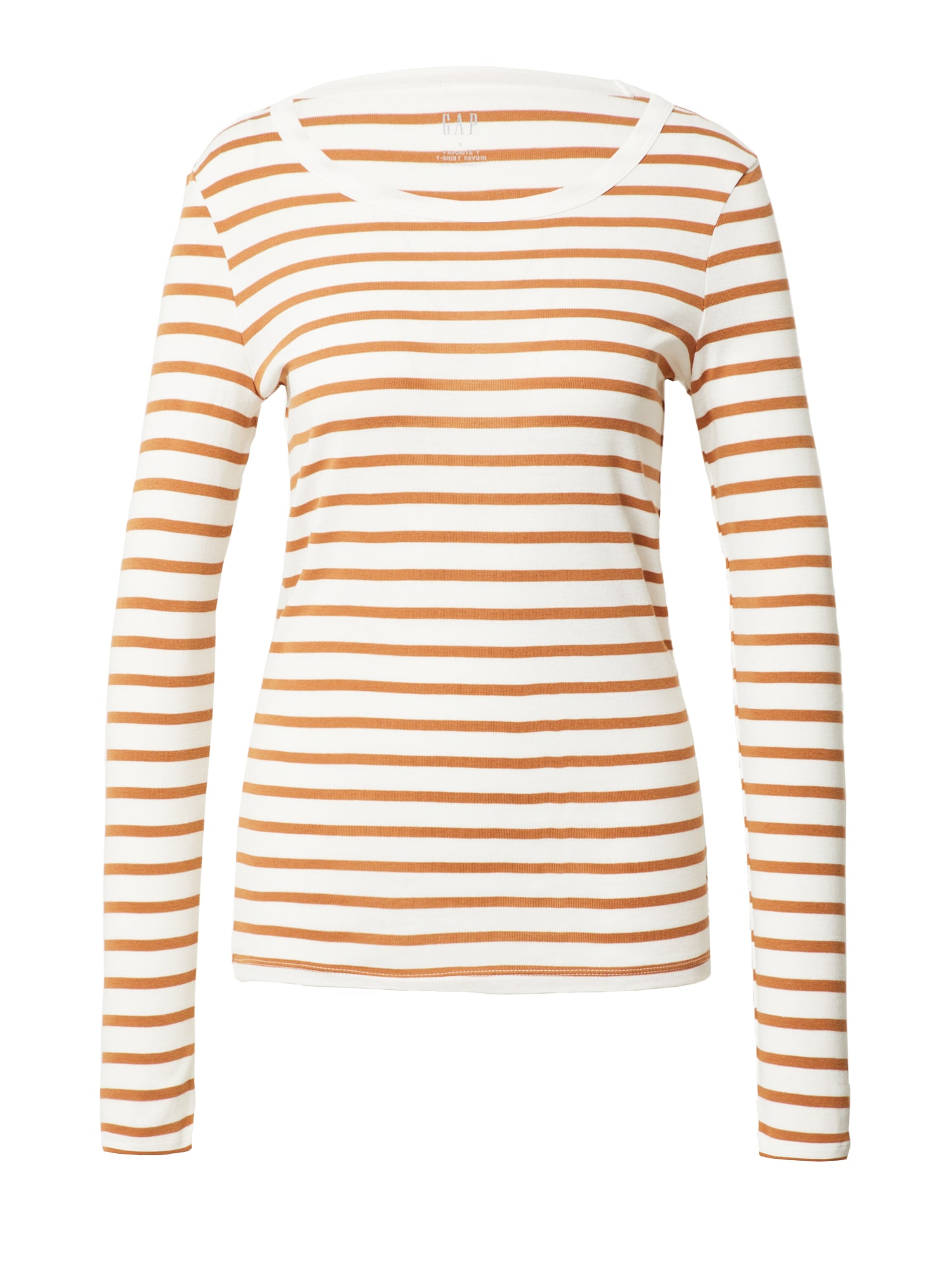 GAP Majica  karamel / off-bela