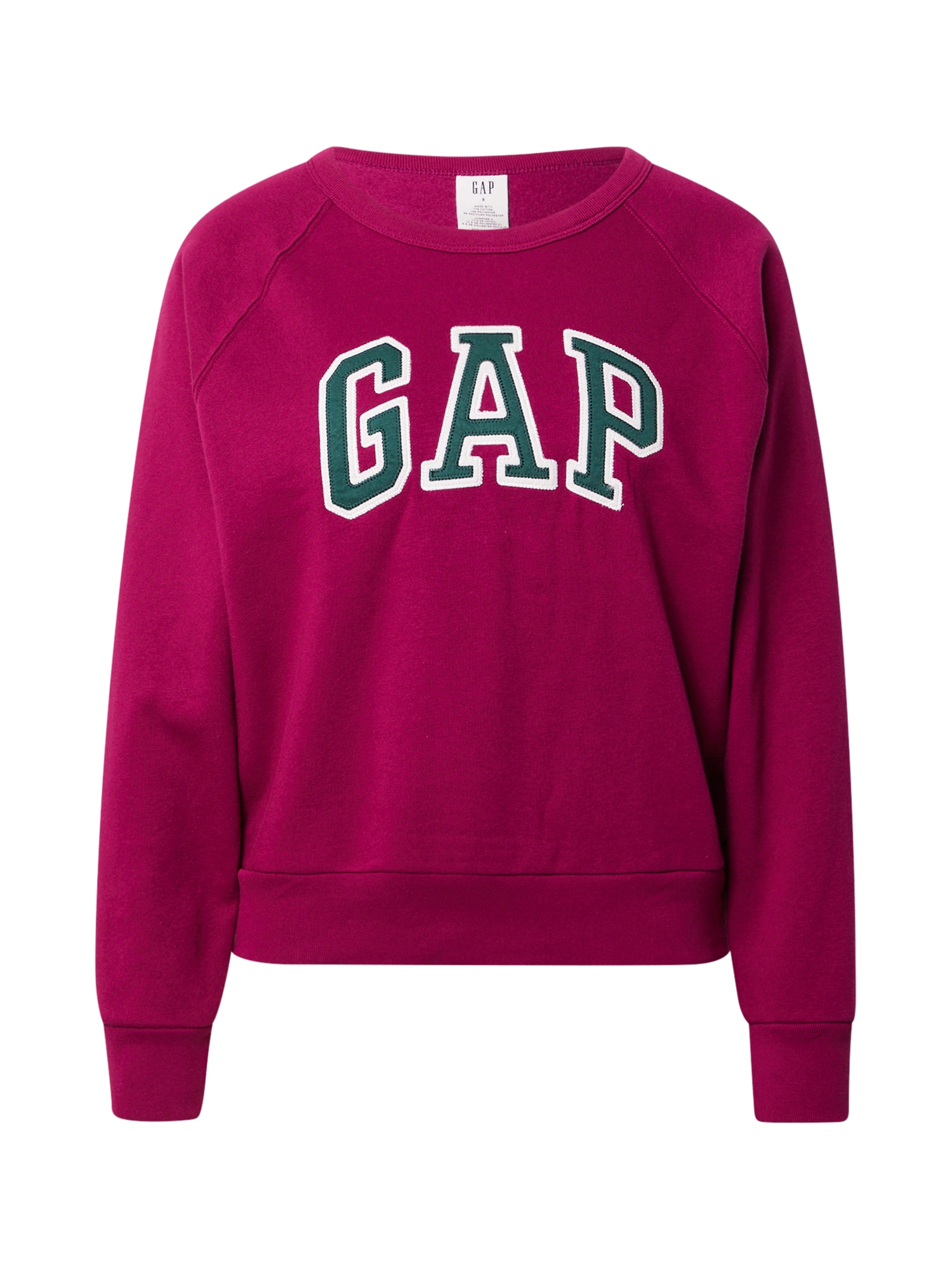 GAP Majica  smaragd / jagoda / off-bela