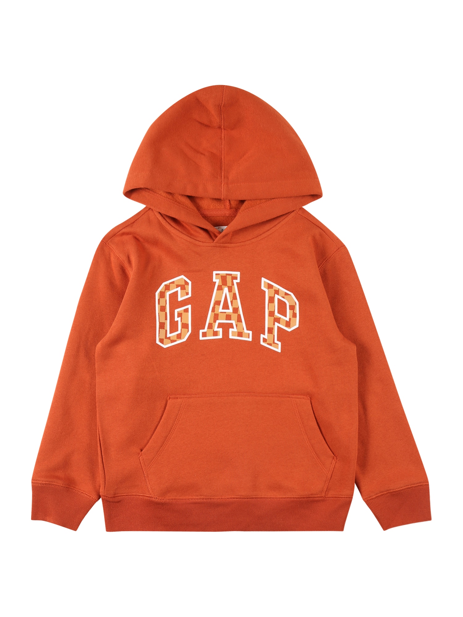 GAP Majica  svetlo bež / temno oranžna / bela