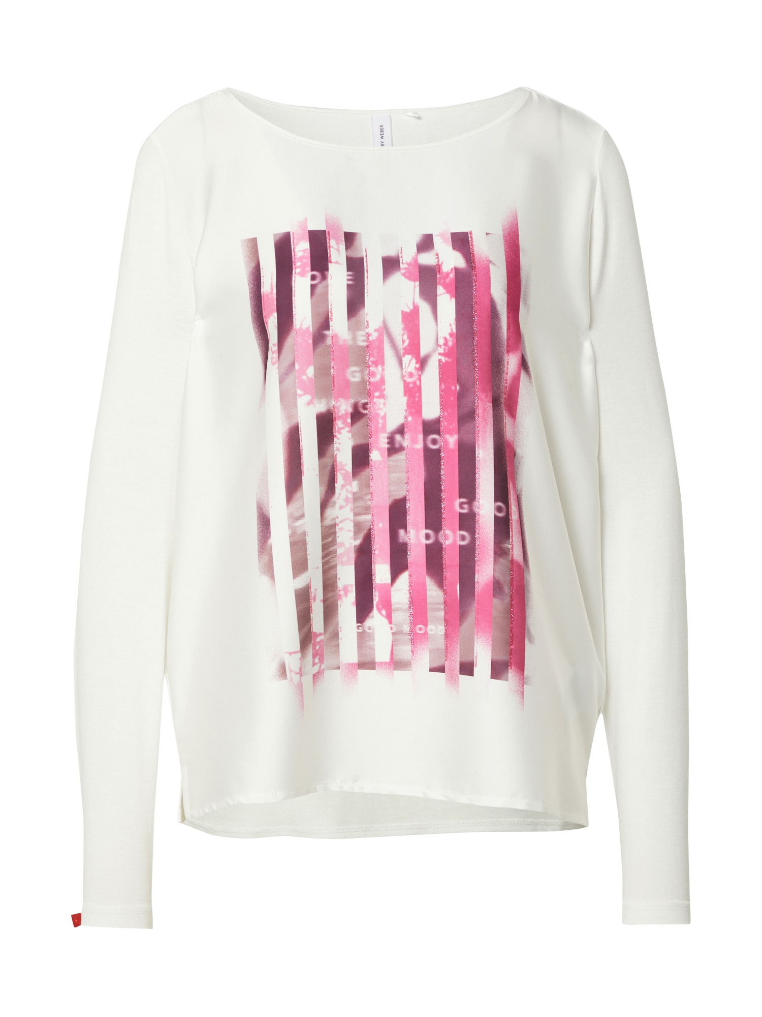 GERRY WEBER Majica  roza / bordo / off-bela