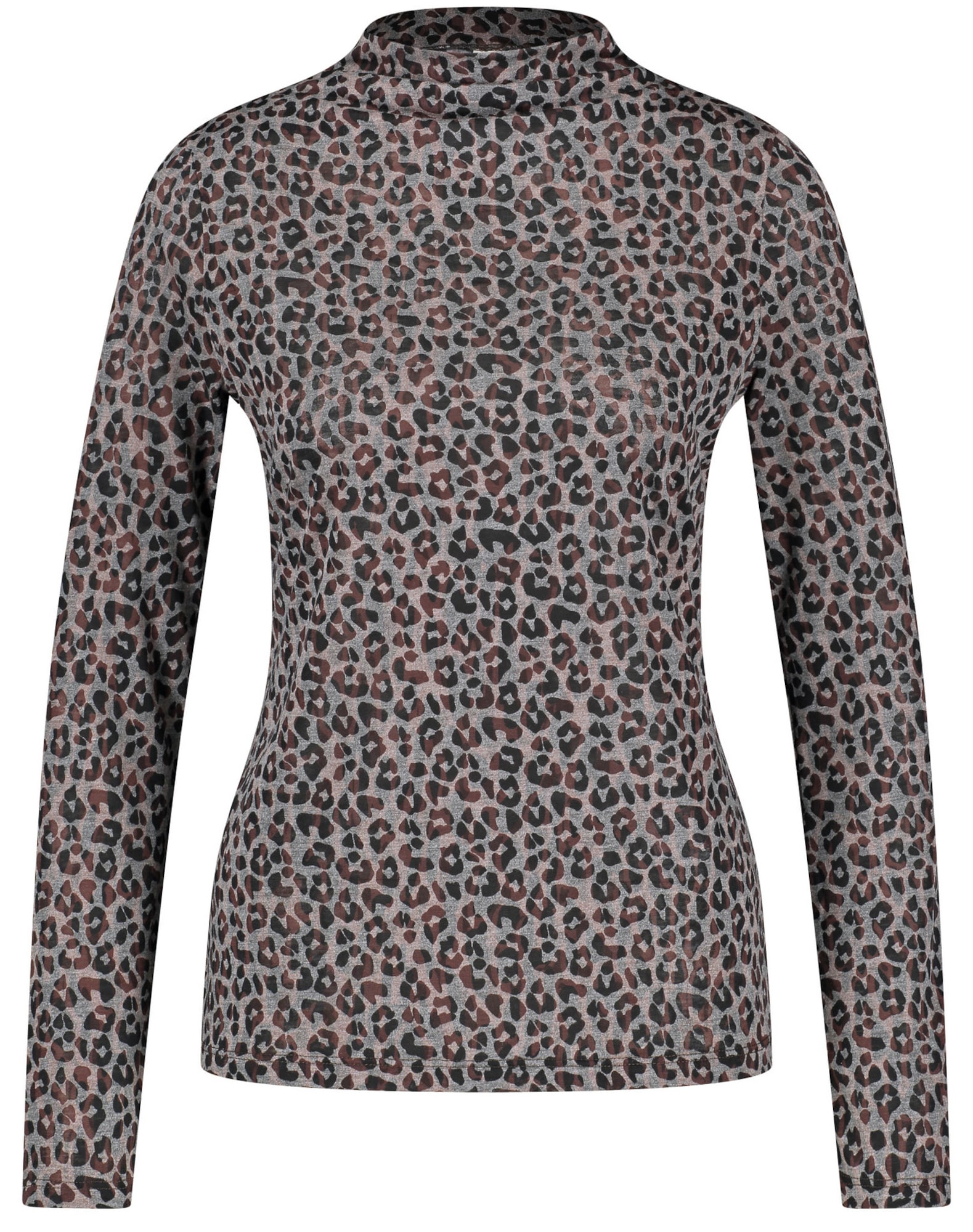 GERRY WEBER Majica  siva / oranžna / črna