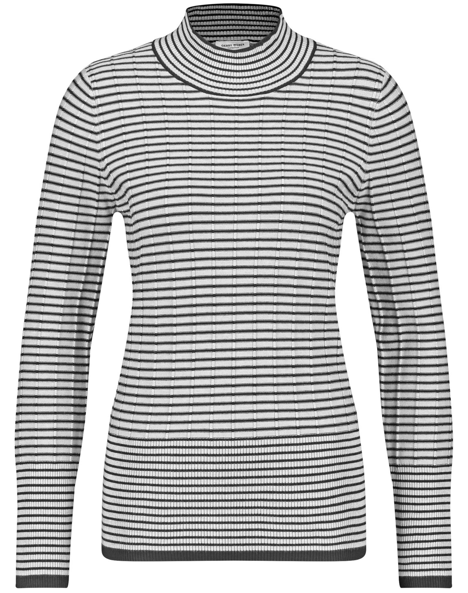 GERRY WEBER Pulover  črna / bela