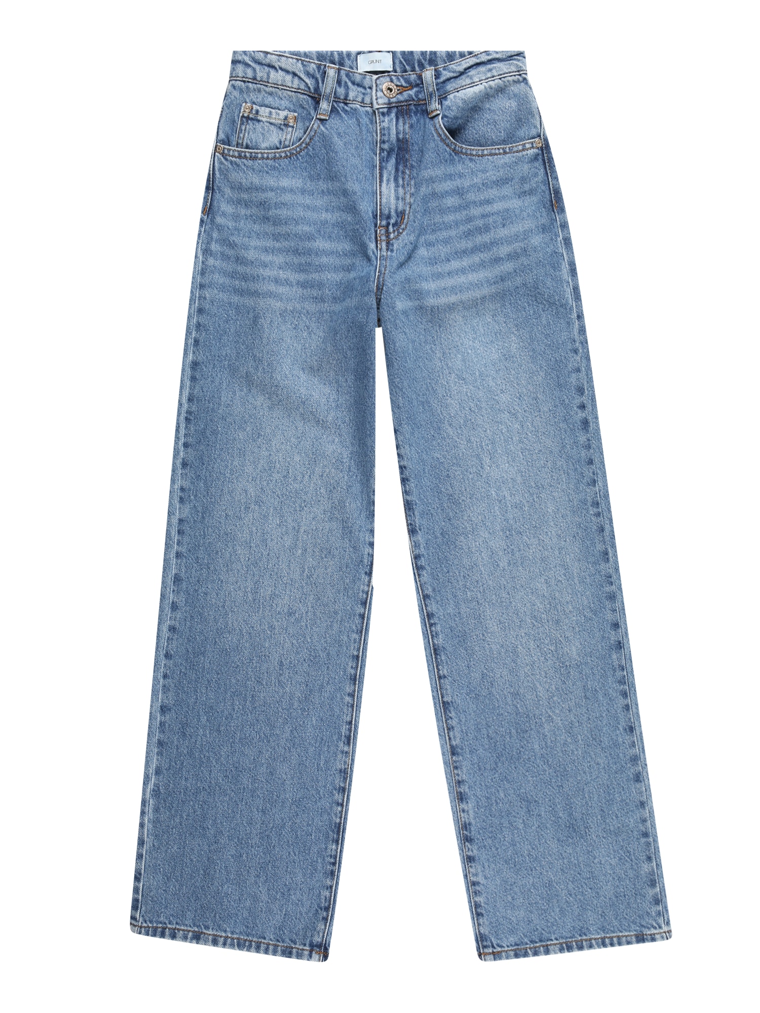 GRUNT Kavbojke  moder denim