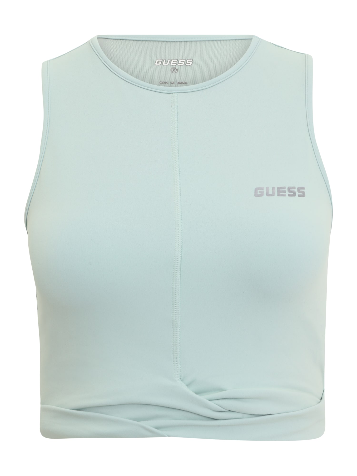 GUESS Športni top 'COLINE'  pastelno modra / srebrna