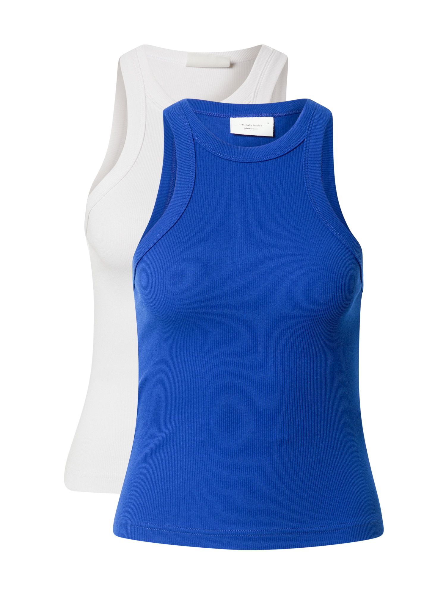 Gina Tricot Top  modra / bela