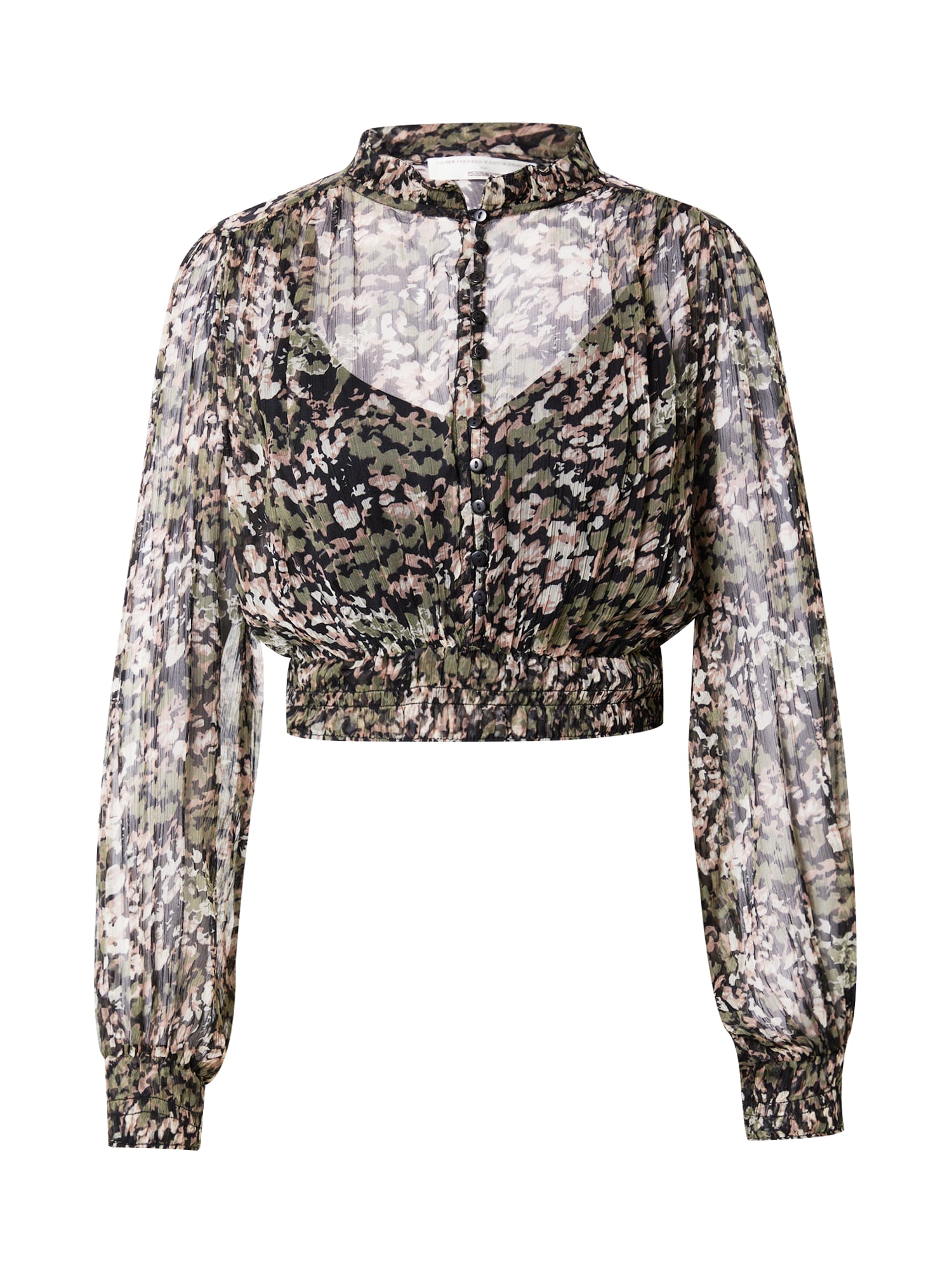 Guido Maria Kretschmer Collection Bluza 'Lissey'  kaki / meta / staro roza / črna