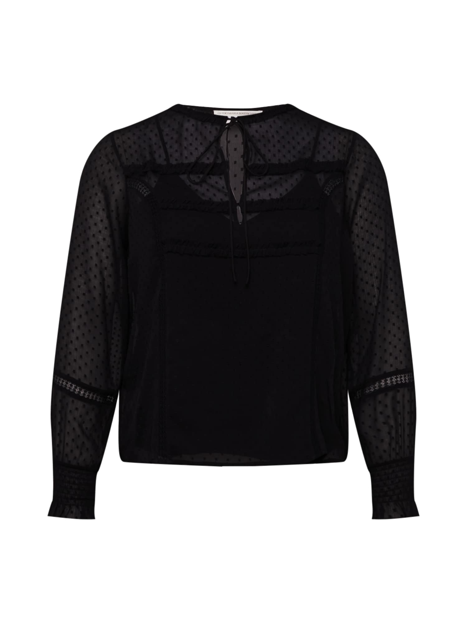 Guido Maria Kretschmer Curvy Collection Bluza 'Ginny'  črna
