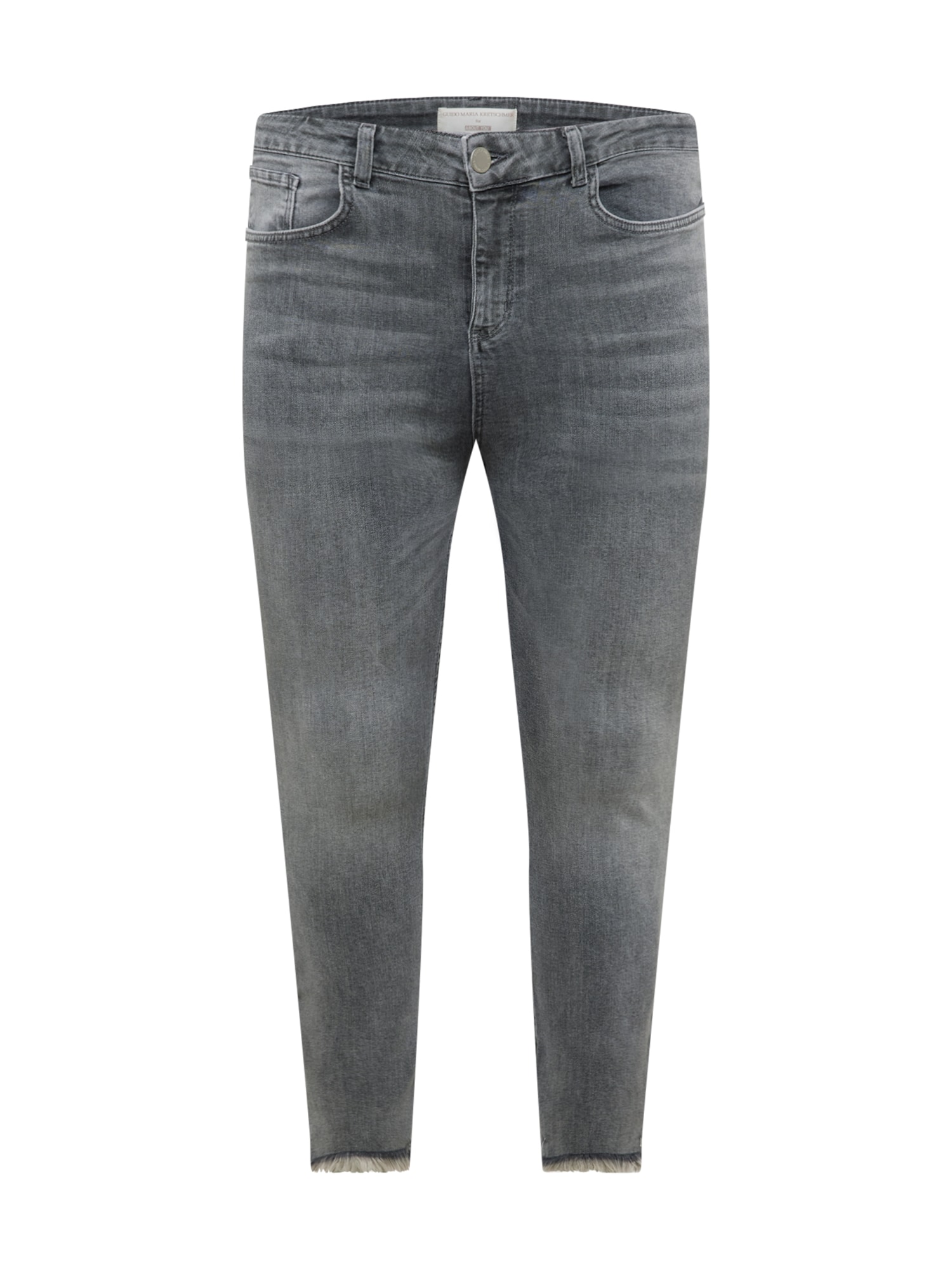 Guido Maria Kretschmer Curvy Collection Kavbojke 'Isa'  siv denim