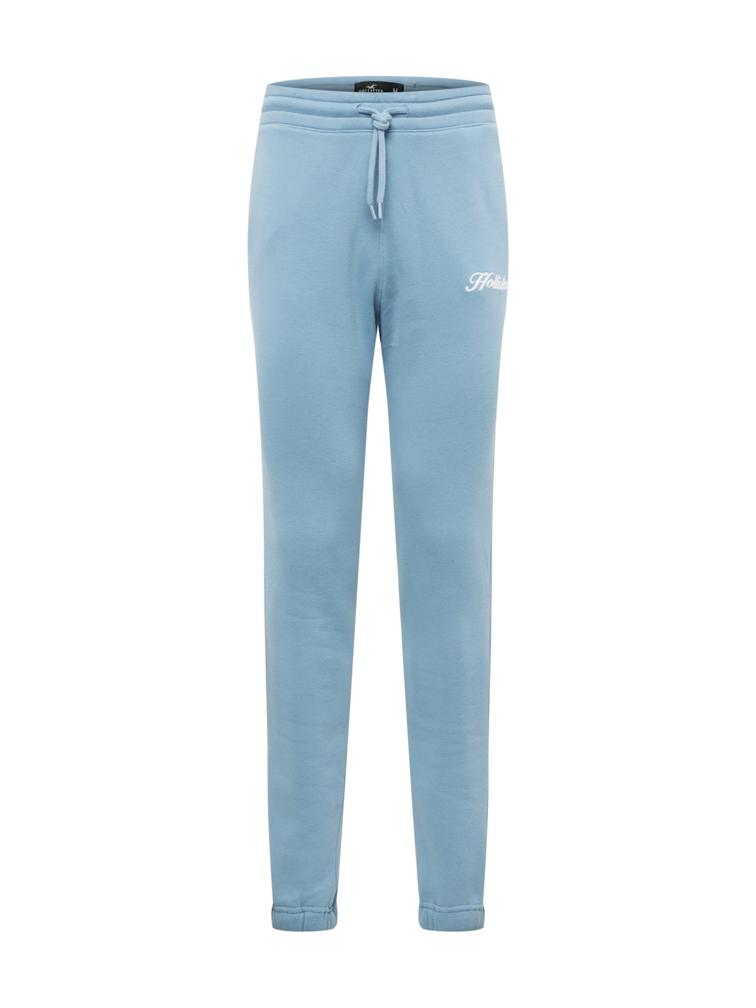 HOLLISTER Hlače  svetlo modra / bela