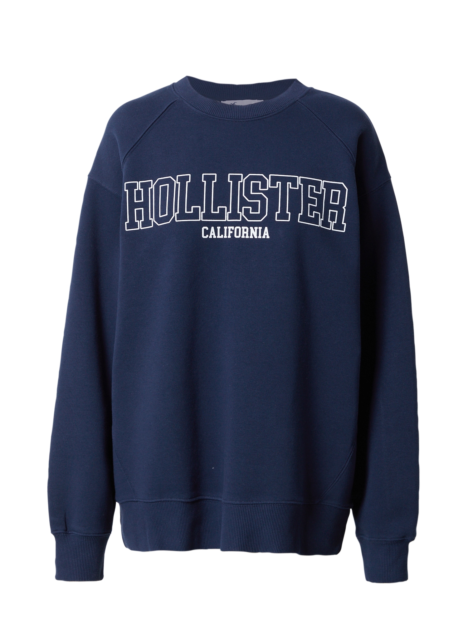 HOLLISTER Majica  mornarska / bela
