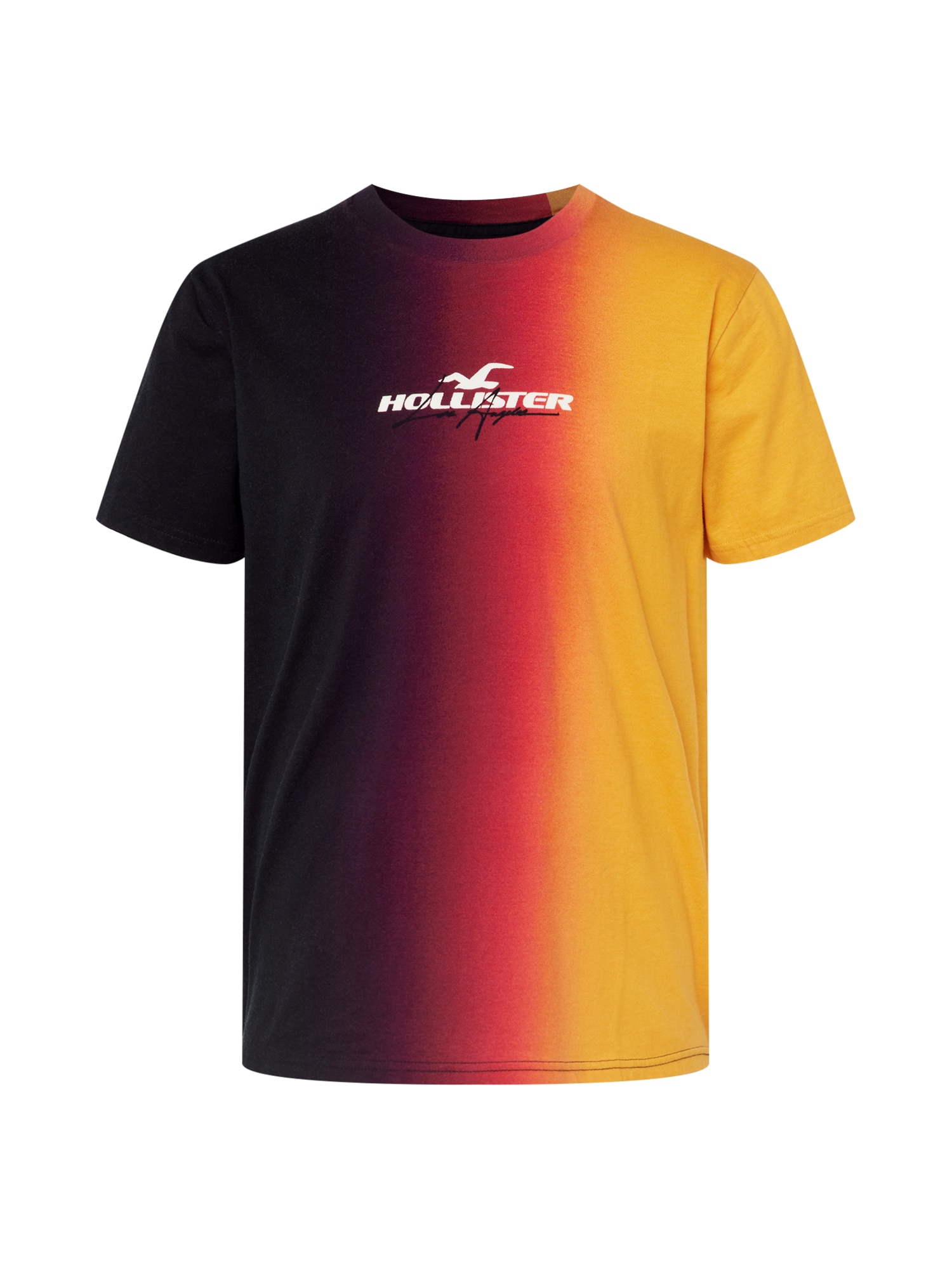 HOLLISTER Majica  oranžna / rdeča / črna / bela