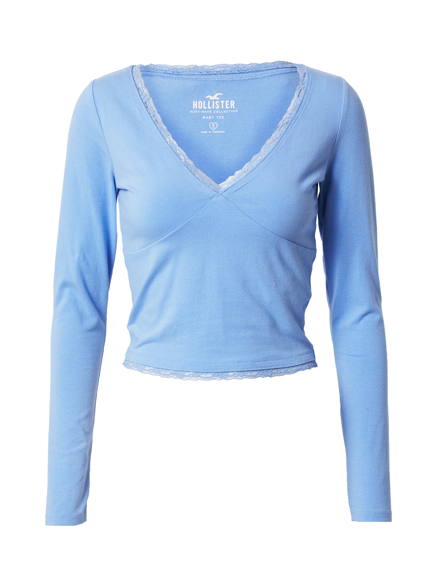 HOLLISTER Majica  svetlo modra